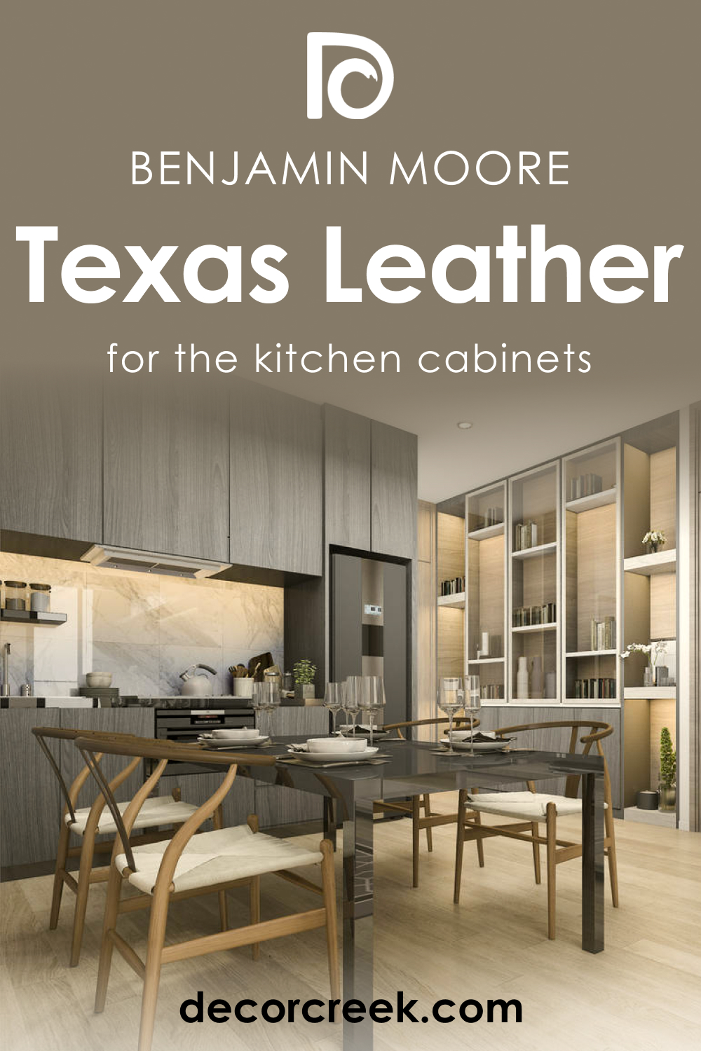 Texas Leather AC-3 On Kitchen Cabinets