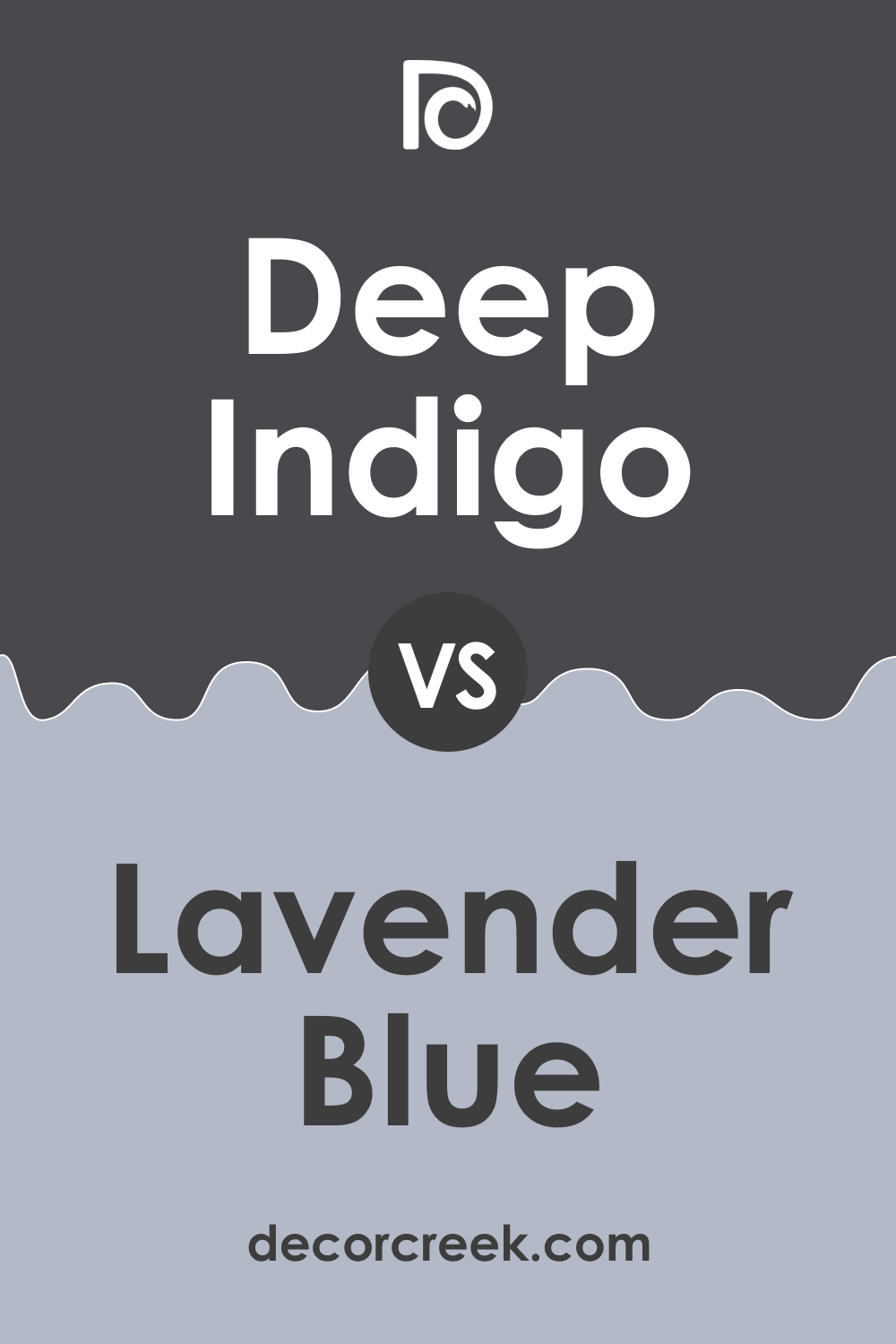 Deep Indigo 1442 vs. BM 1438 Lavender Blue