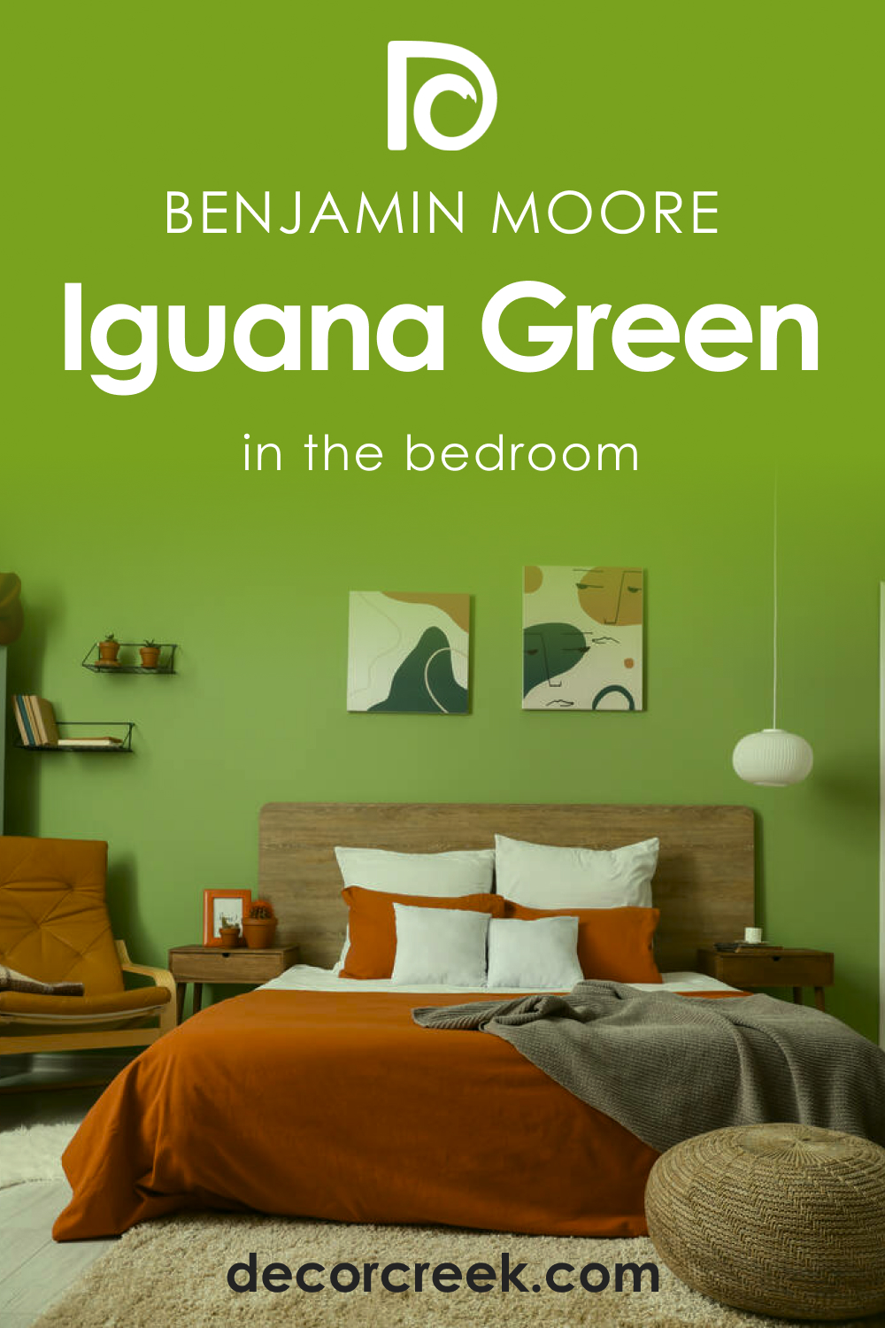 Iguana Green 2028-10 in the Bedroom