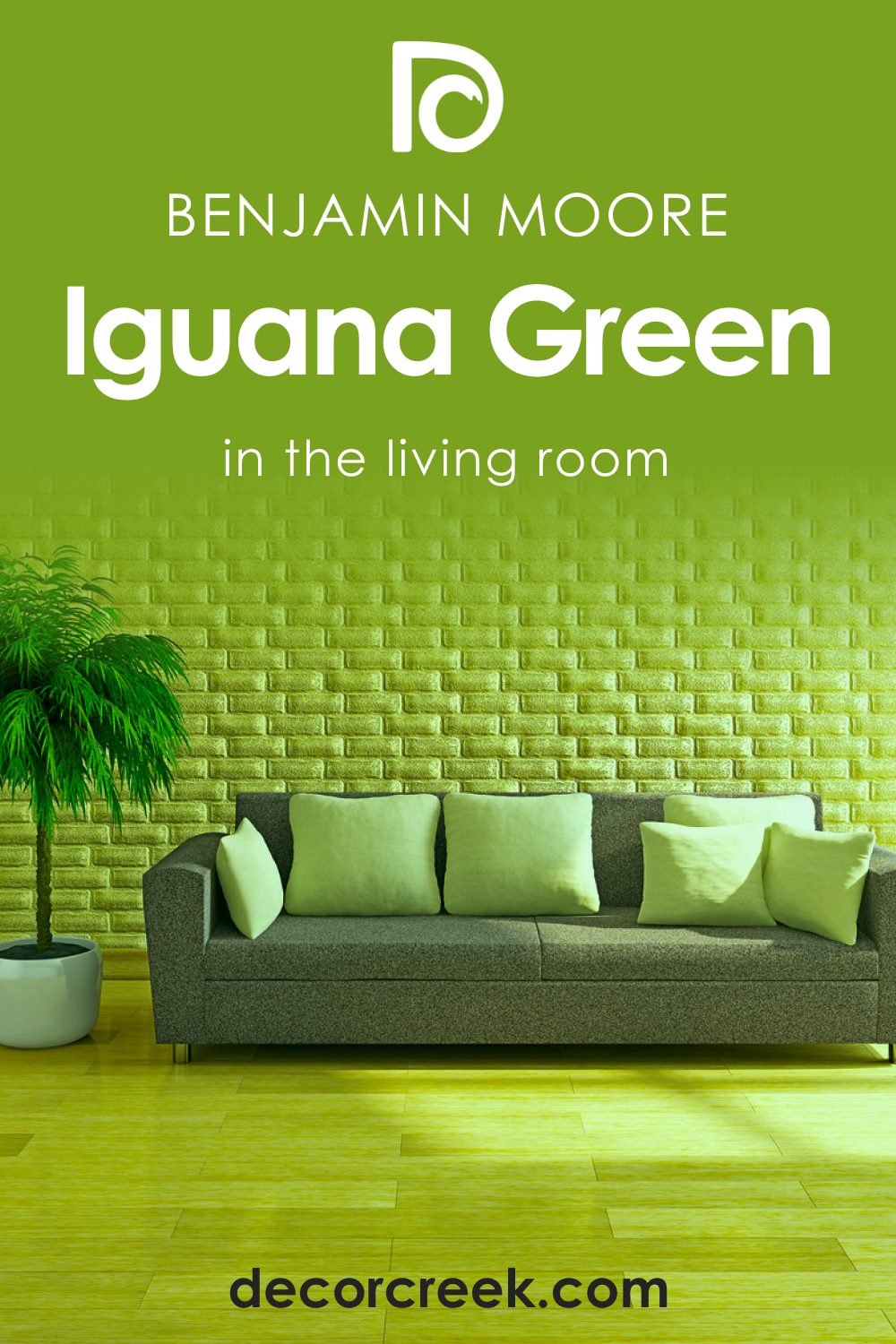 Iguana Green 2028-10 in the Living Room