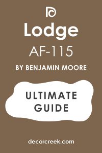 Lodge AF-115 Paint Color by Benjamin Moore - DecorCreek
