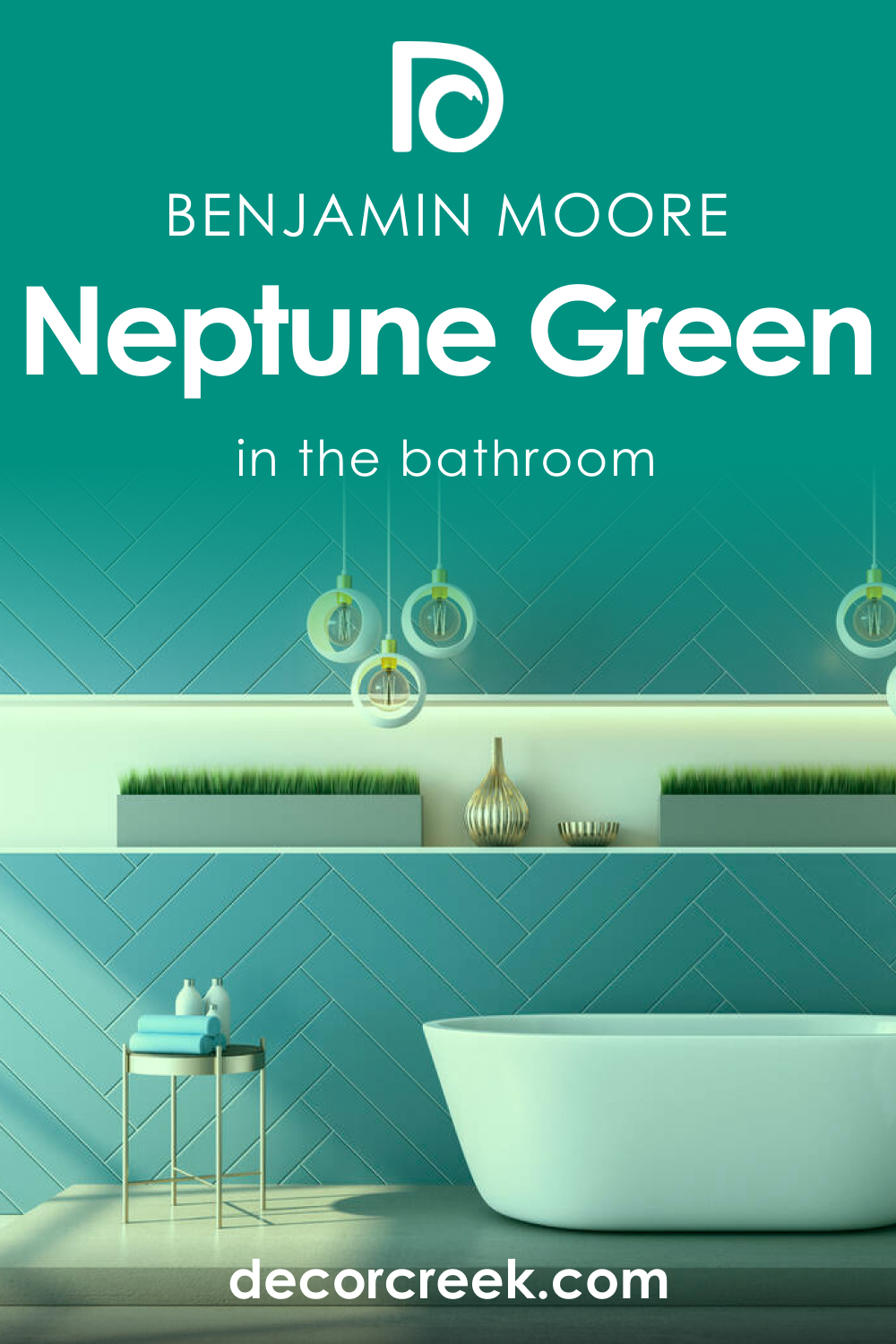 Neptune Green 658 in the Bathroom