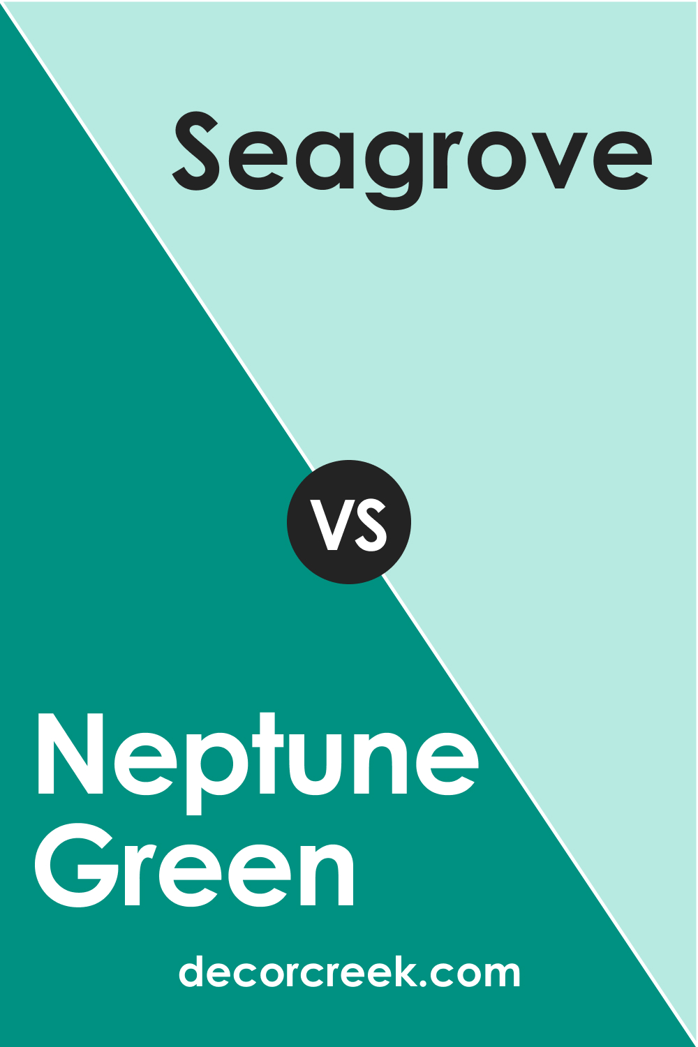 Neptune Green 658 vs. BM 653 Sea Grove
