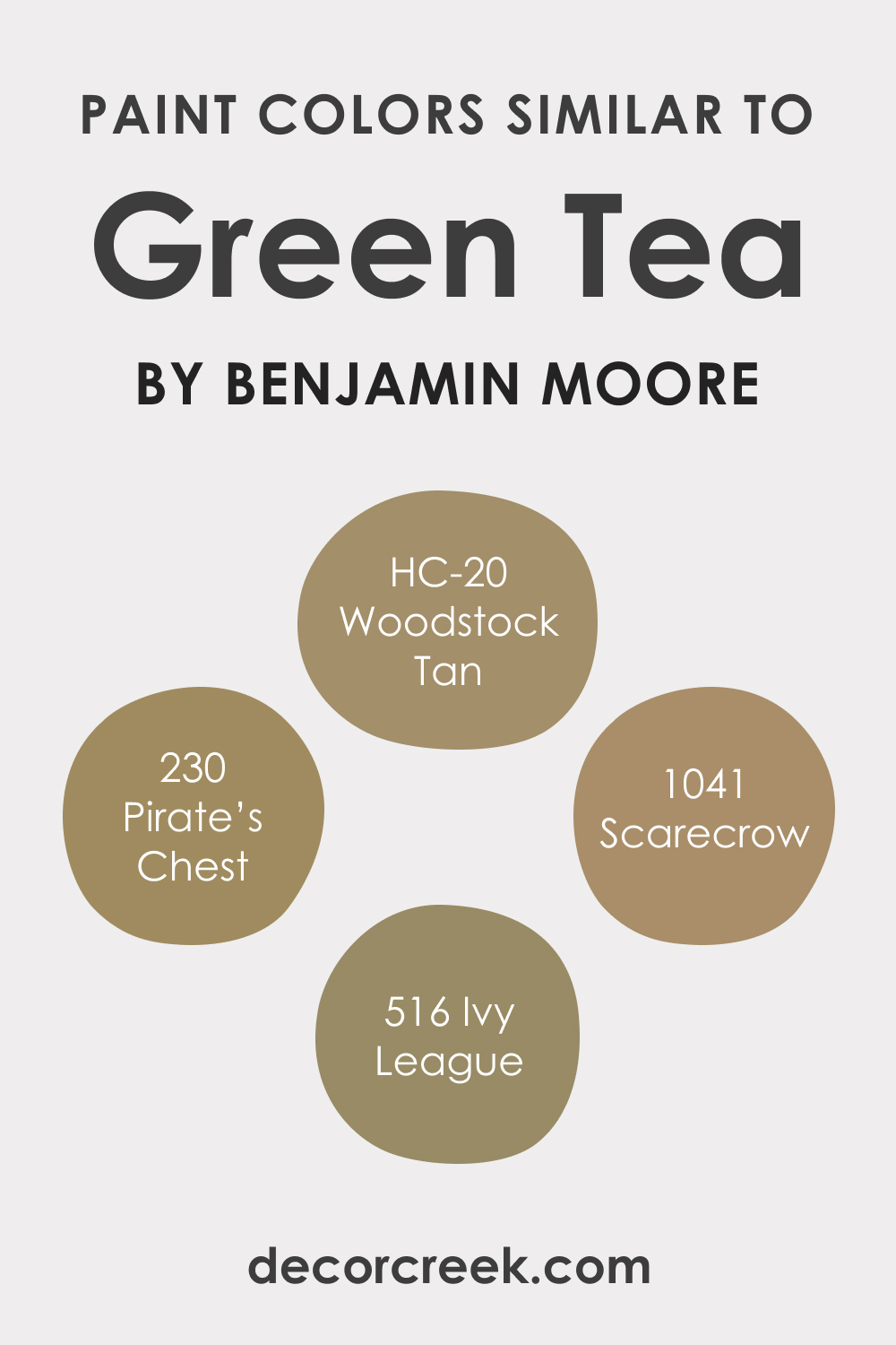 Colors Similar to BM Green Tea 236
