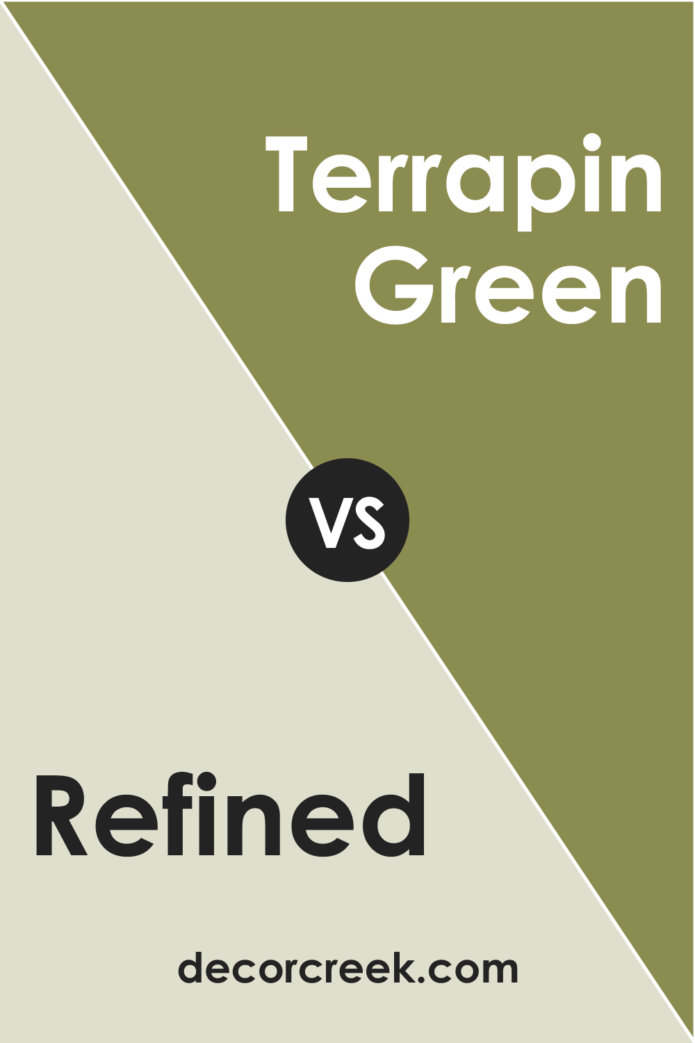 Refined AF-75 vs. BM 2145-20 Terrapin Green