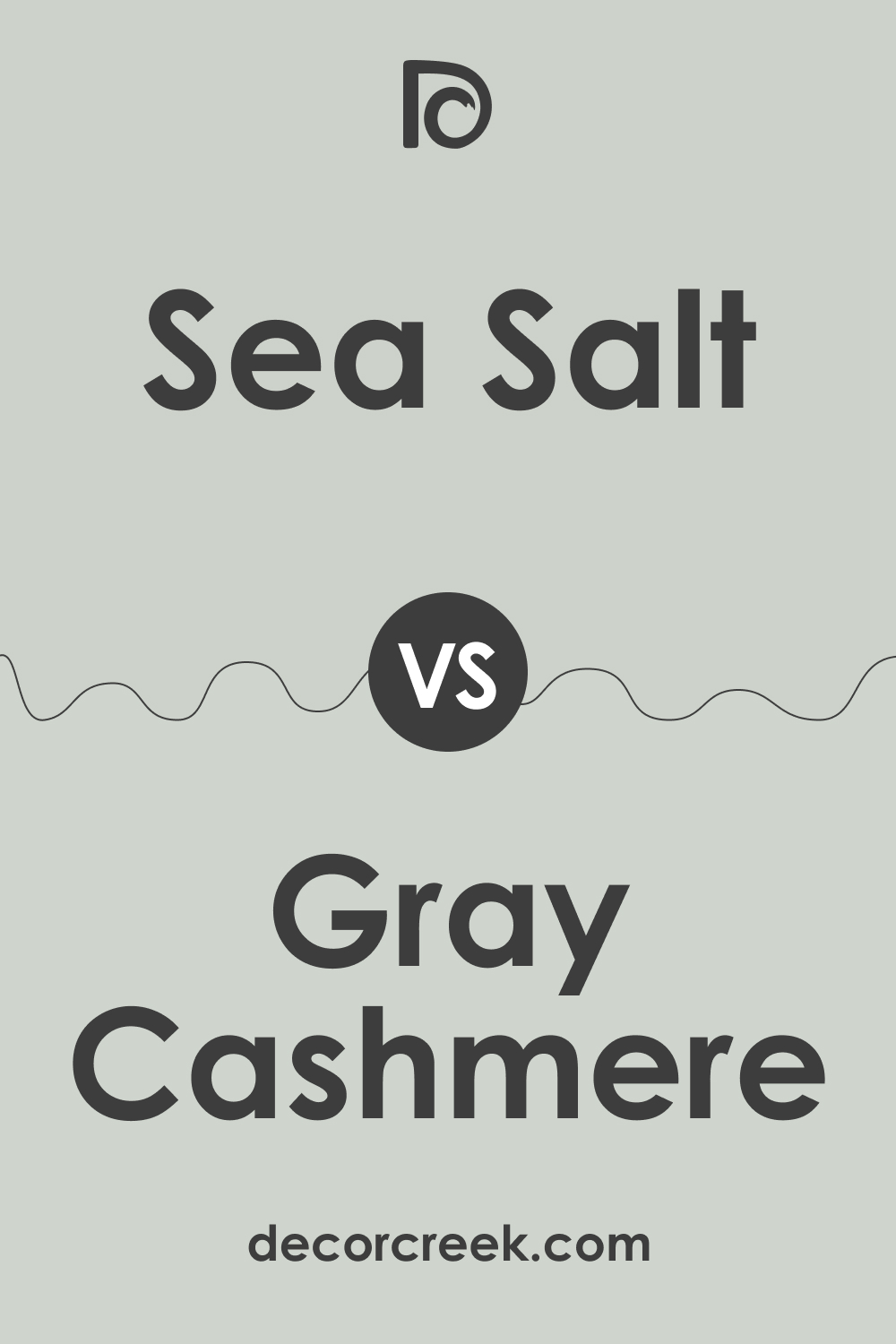 Sea Salt SW 6204 vs Gray Cashmere 2138-60 by Benjamin Moore