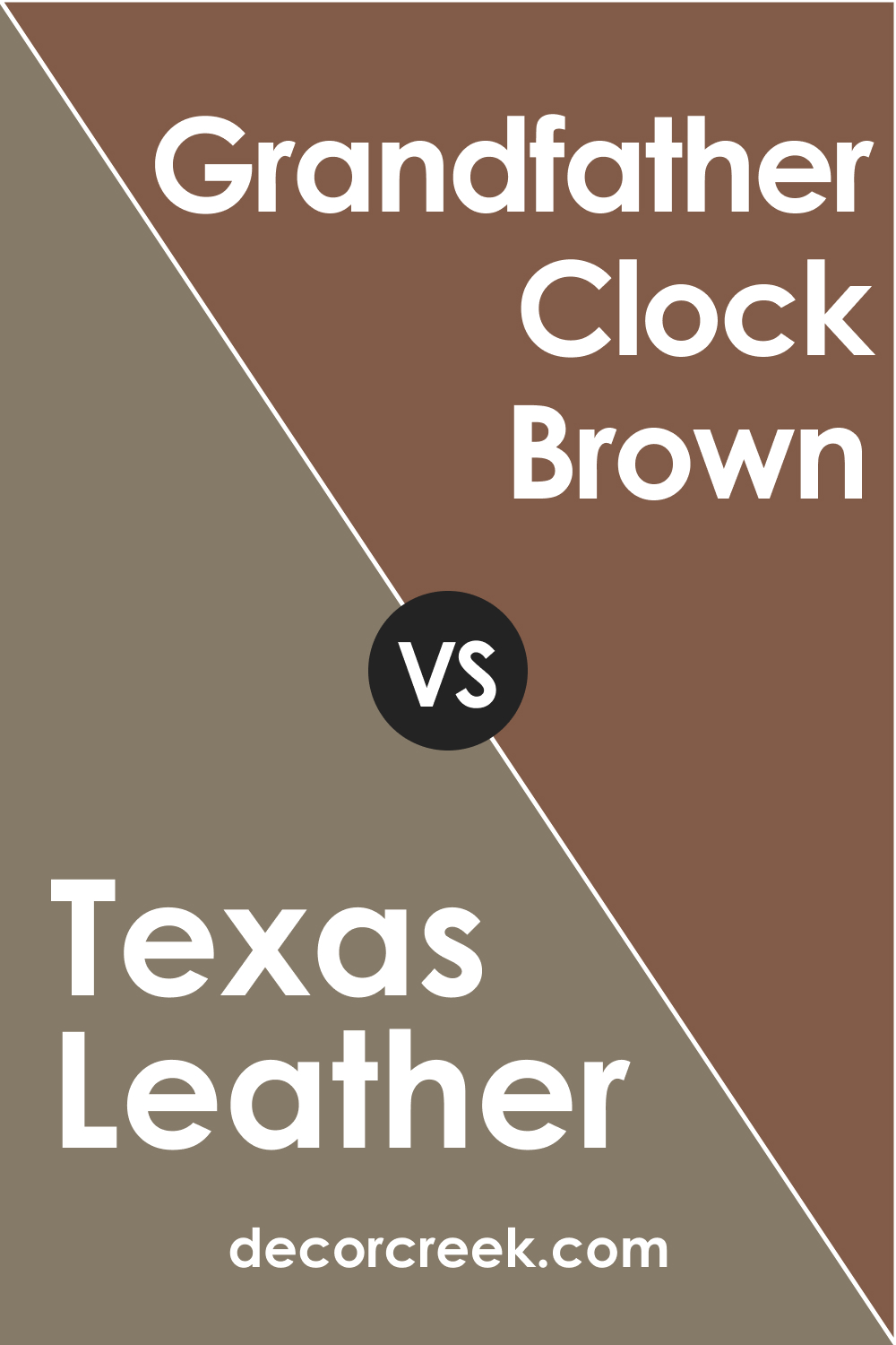 Texas Leather AC-3 vs. BM 2096-30 Grandfather Clock Brown