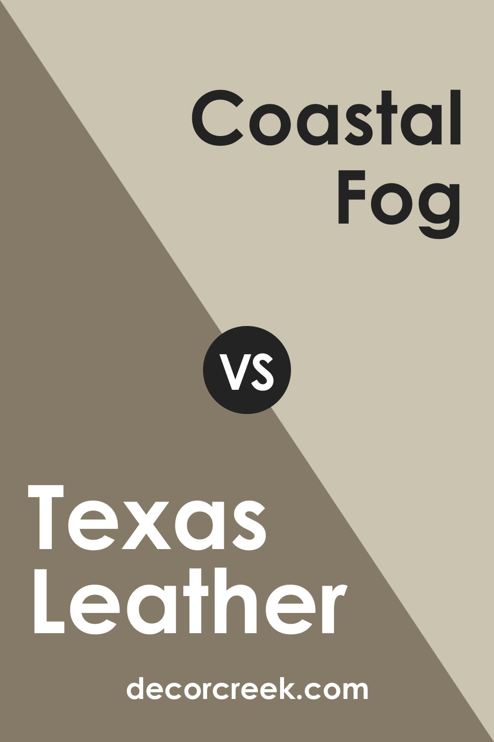 Texas Leather AC-3 vs. BM 976 Coastal Fog