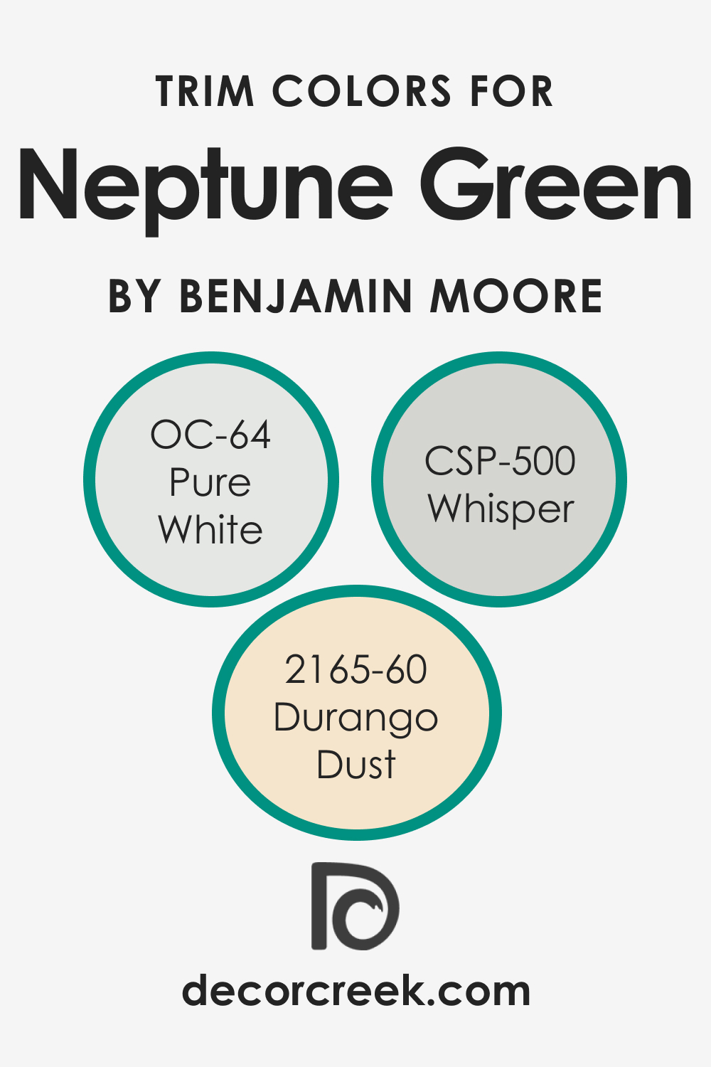 Trim Colors of Neptune Green 658