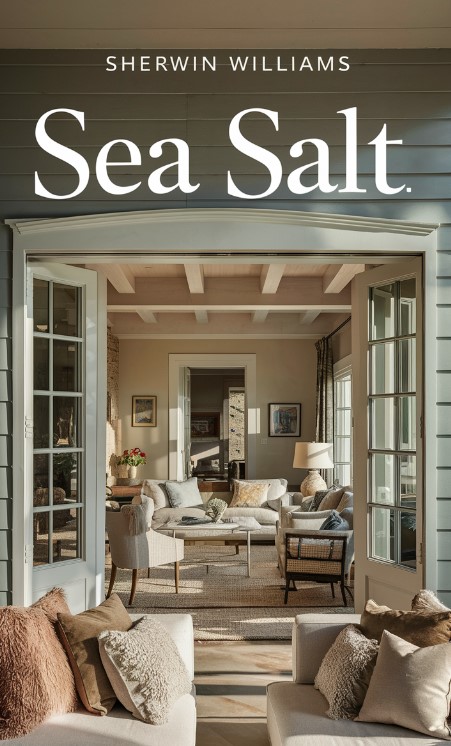 sea salt by sherwin williams for the living room