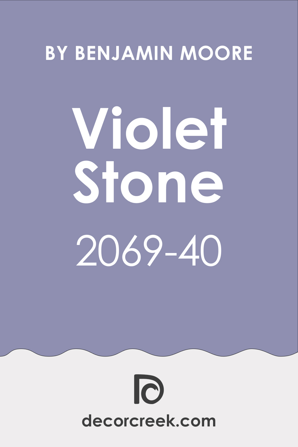 Violet Stone 2069-40 Paint Color by Benjamin Moore