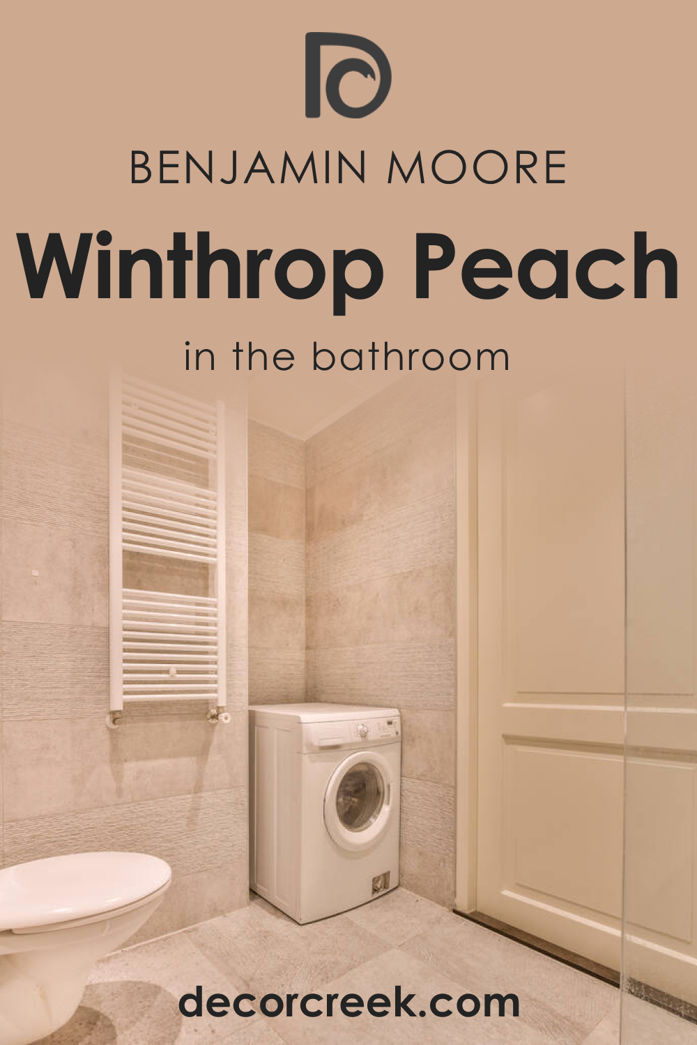 Winthrop Peach HC-55 in the Bathroom