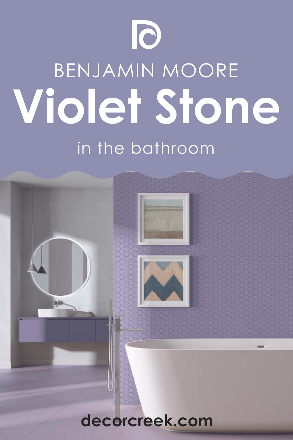 Violet Stone 2069-40 in the Bathroom