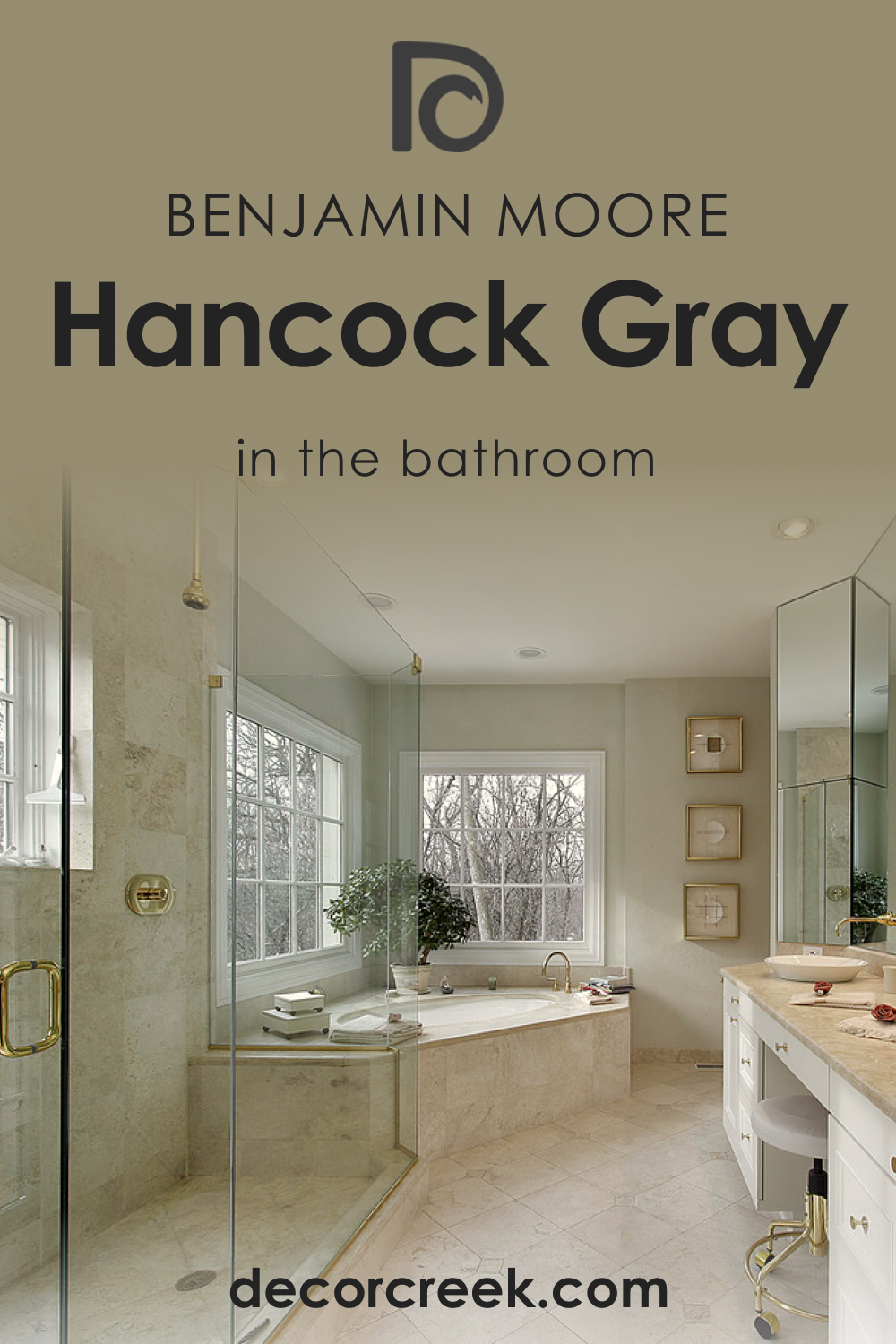 Hancock Gray HC-97 in the Bathroom