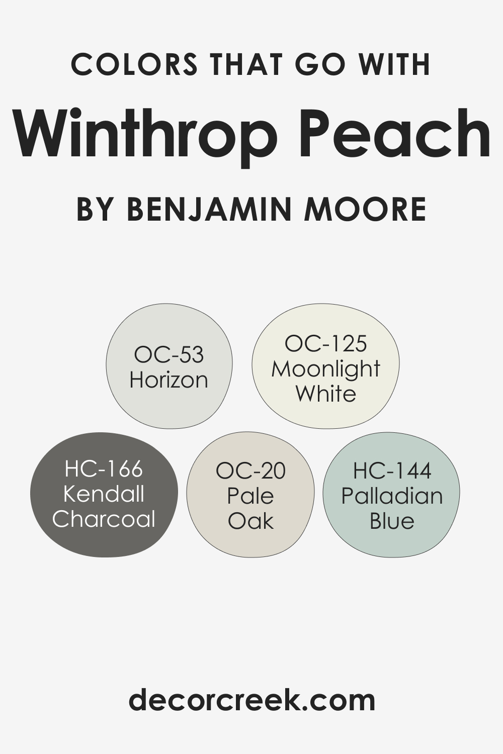 Colors That Go With Winthrop Peach HC-55