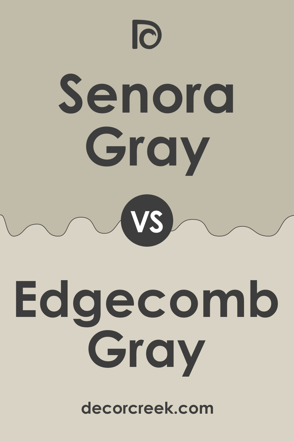 Senora Gray 1530 vs. HC-173 Edgecomb Gray