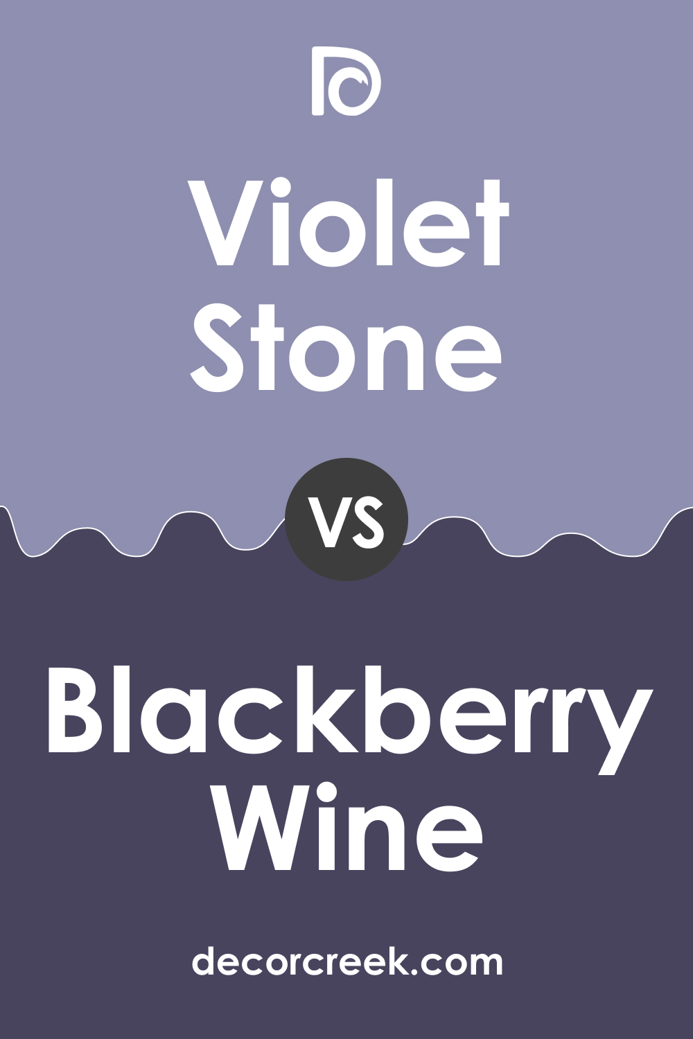 Violet Stone 2069-40 vs. BM 2069-20 Blackberry Wine