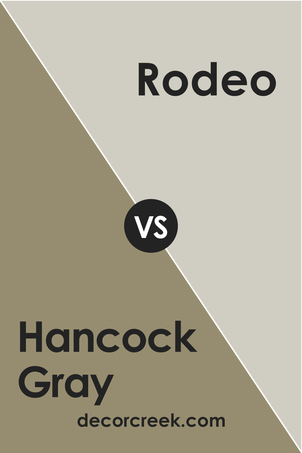 Hancock Gray HC-97 vs. BM 1534 Rodeo