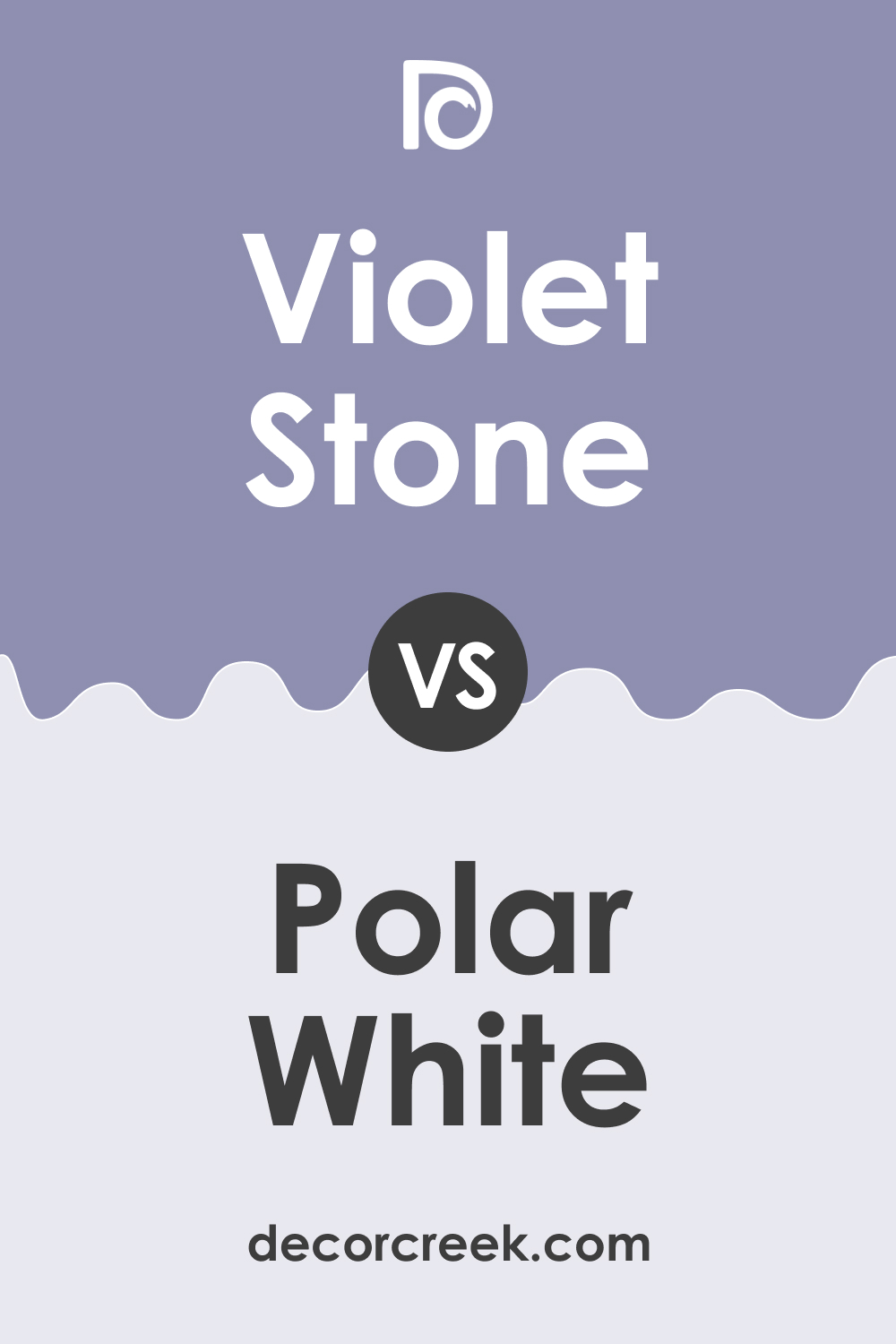 Violet Stone 2069-40 vs. BM 2069-70 Polar White