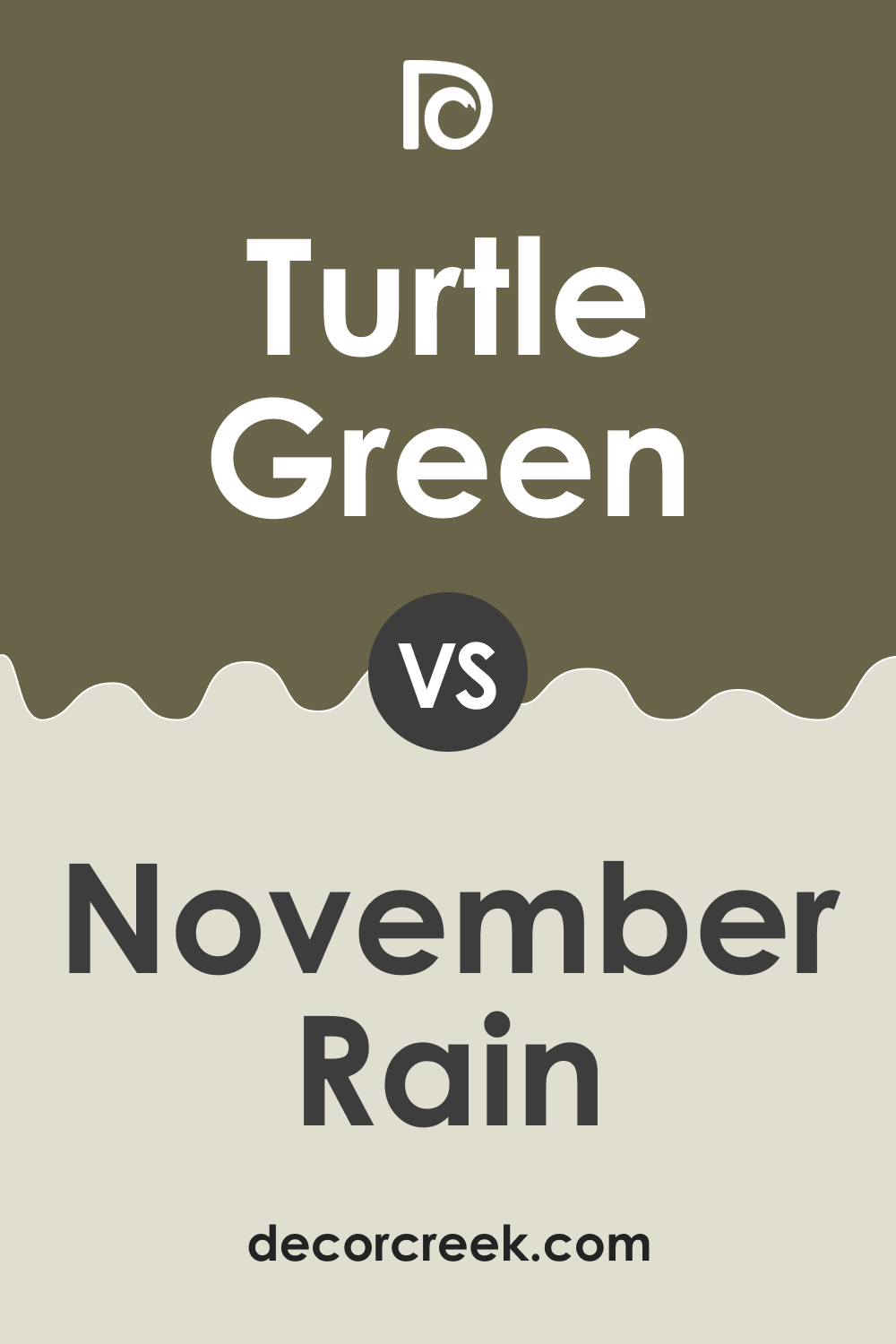 Turtle Green 2142-20 vs. BM 2142-60 November Rain