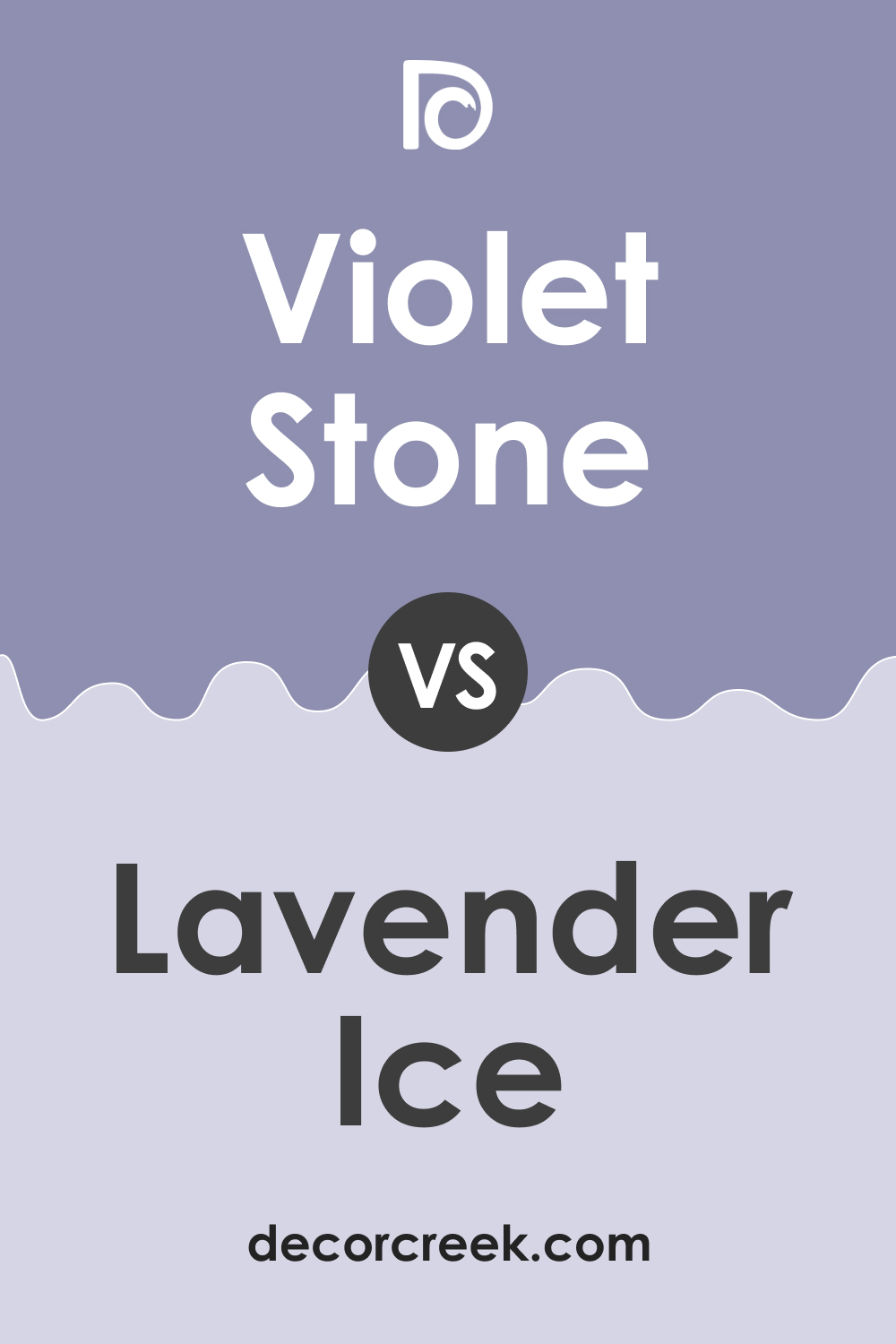 Violet Stone 2069-40 vs. BM 2069-60 Lavender Ice