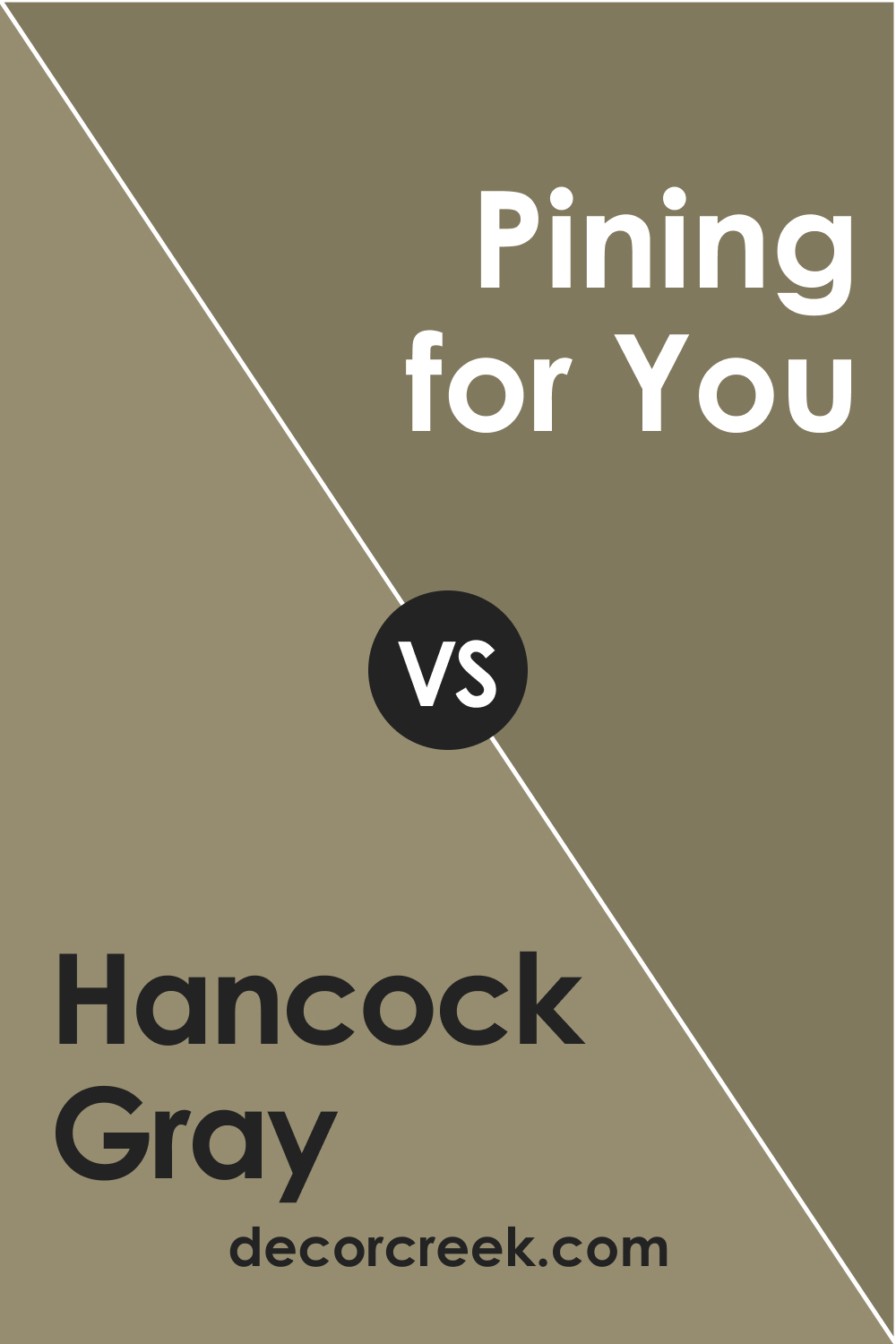 Hancock Gray HC-97 vs. BM 1512 Pining for You