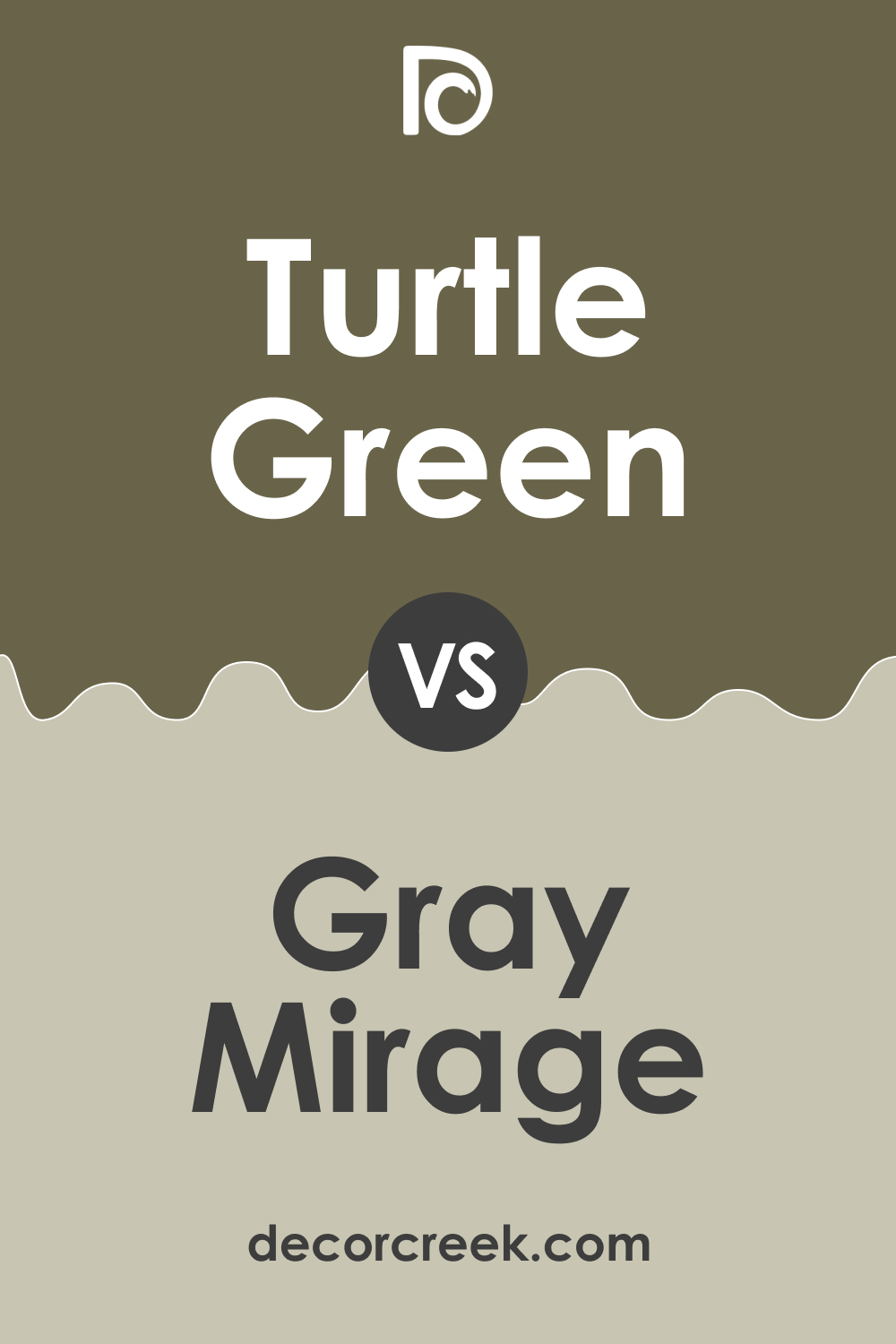 Turtle Green 2142-20 vs. BM 2142-50 Gray Mirage