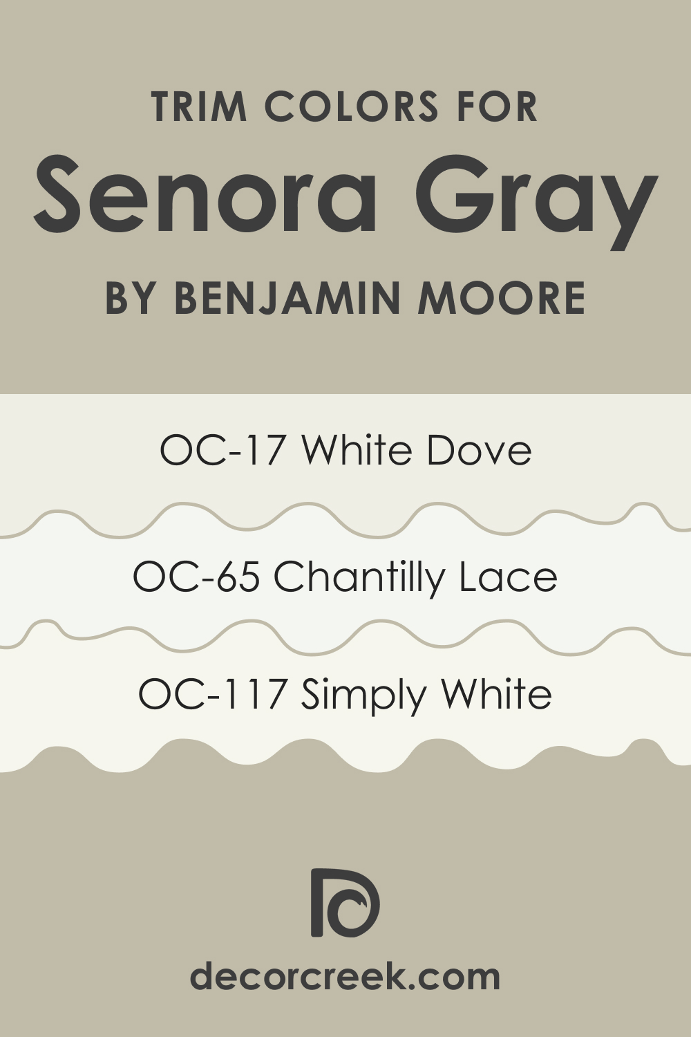 Trim Colors of Senora Gray 1530