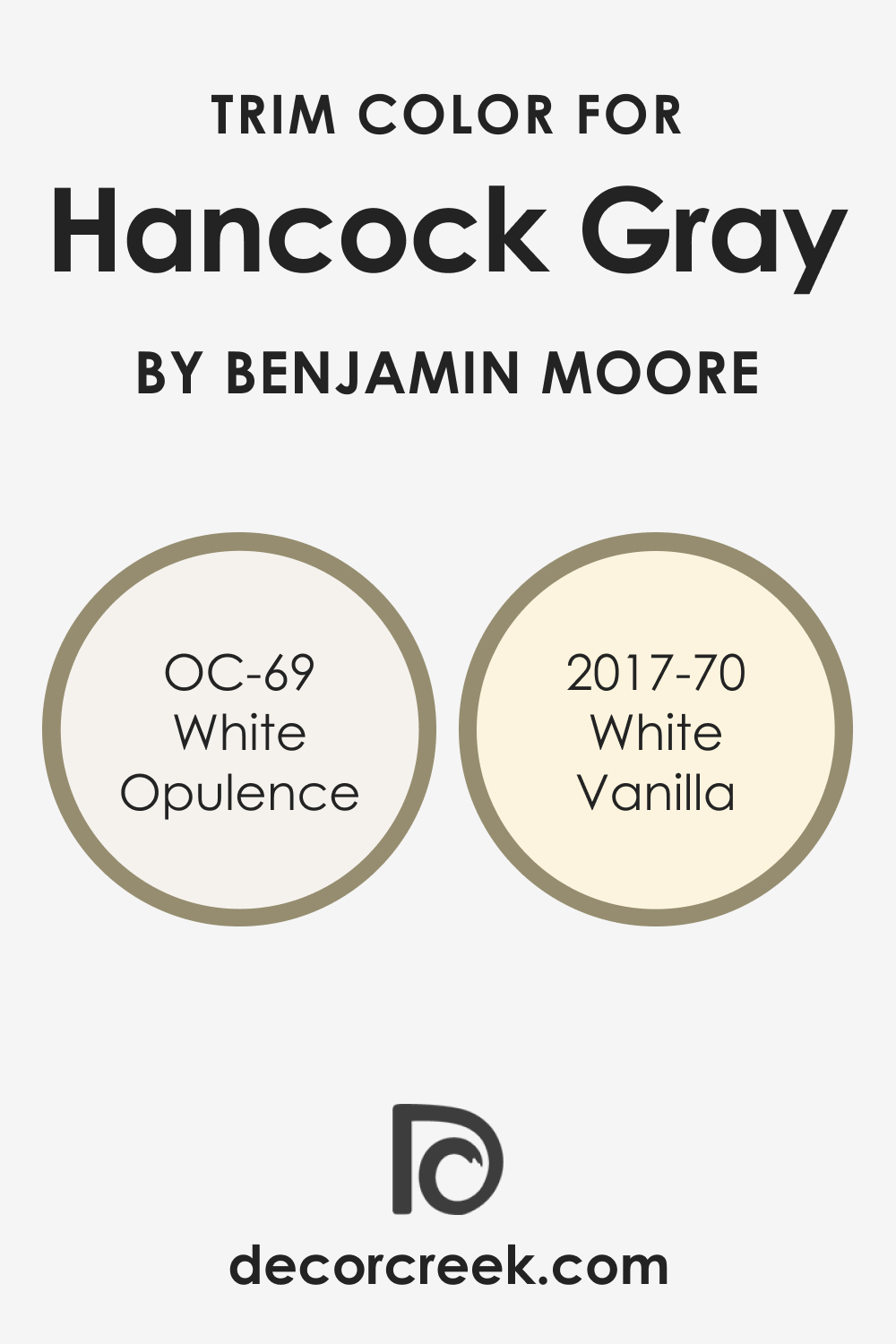 Trim Colors of Hancock Gray HC-97