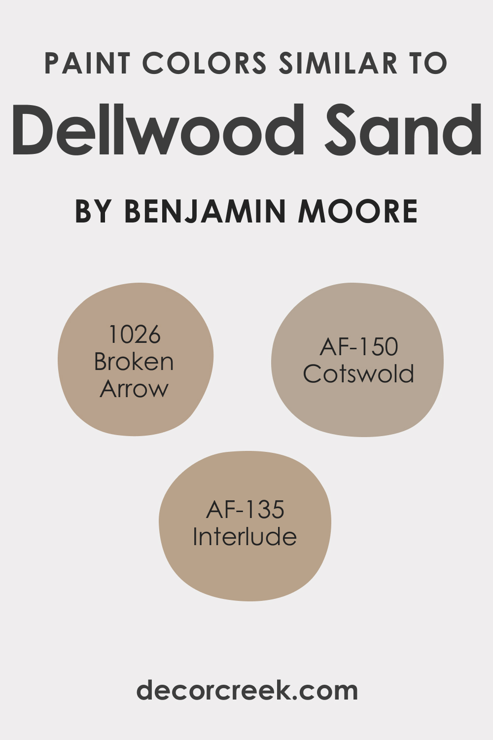 Colors Similar to Dellwood Sand 1019