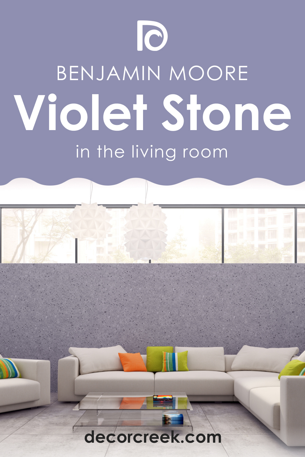 Violet Stone 2069-40 in the Living Room
