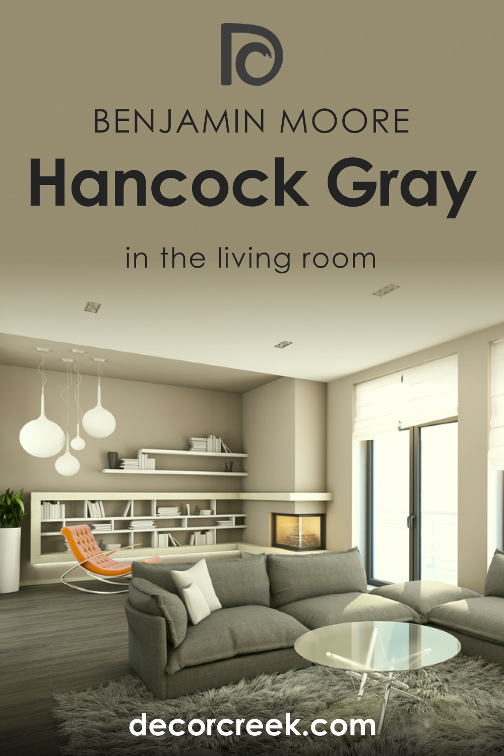 Hancock Gray HC-97 in the Living Room