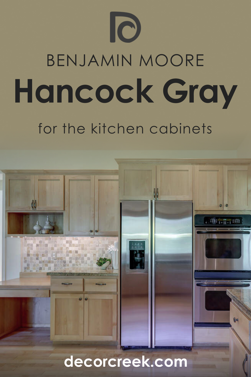 Hancock Gray HC-97 on the Kitchen Cabinets