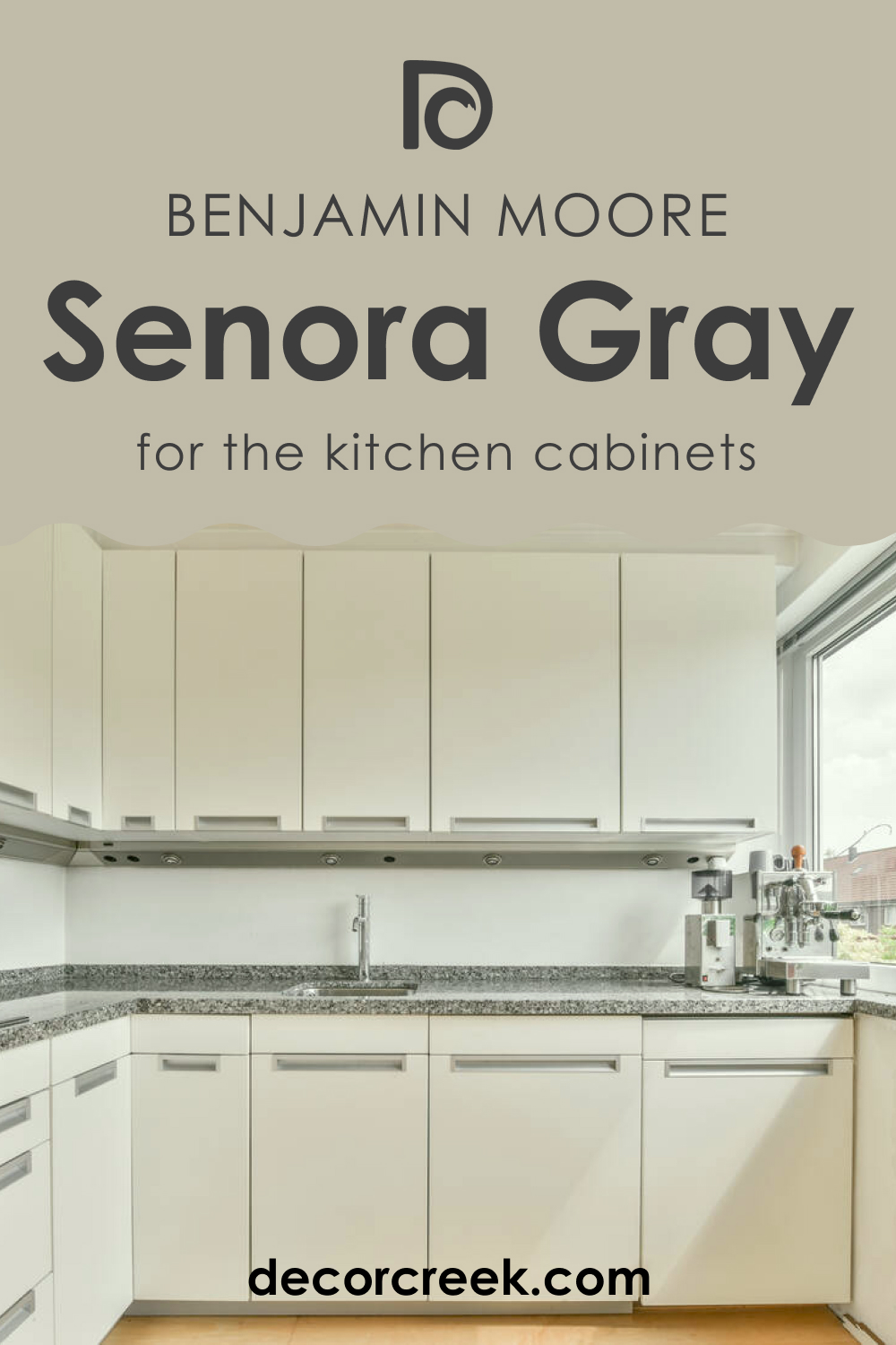 Senora Gray 1530 for the Kitchen Cabinets