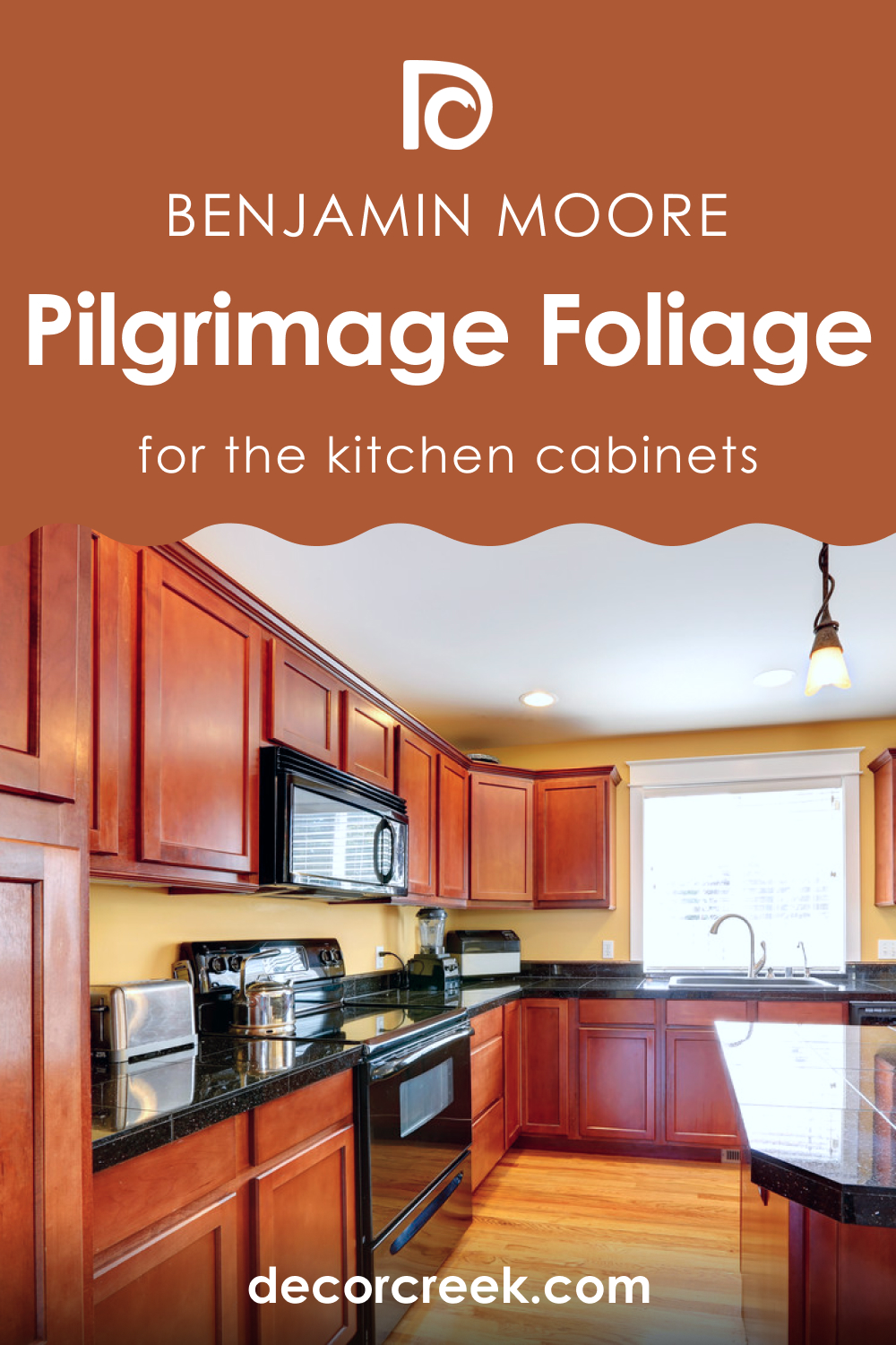 Pilgrimage Foliage 2175-20 on the Kitchen Cabinets