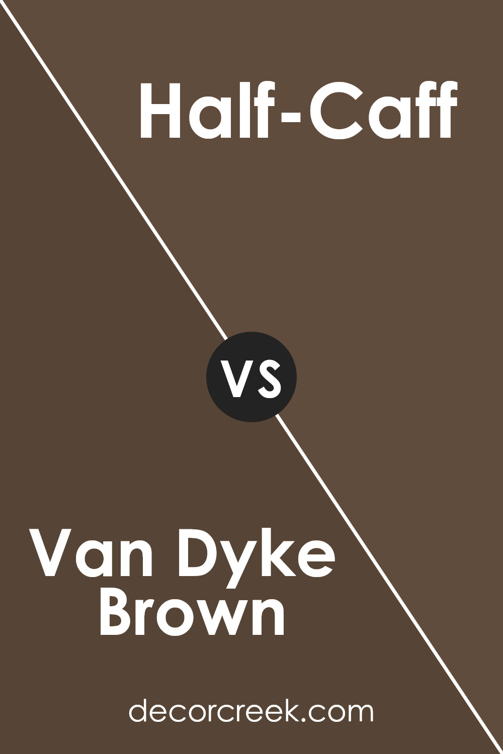 van_dyke_brown_sw_7041_vs_half_caff_sw_9091