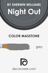 Night Out SW 9560 Paint Color by Sherwin Williams - DecorCreek