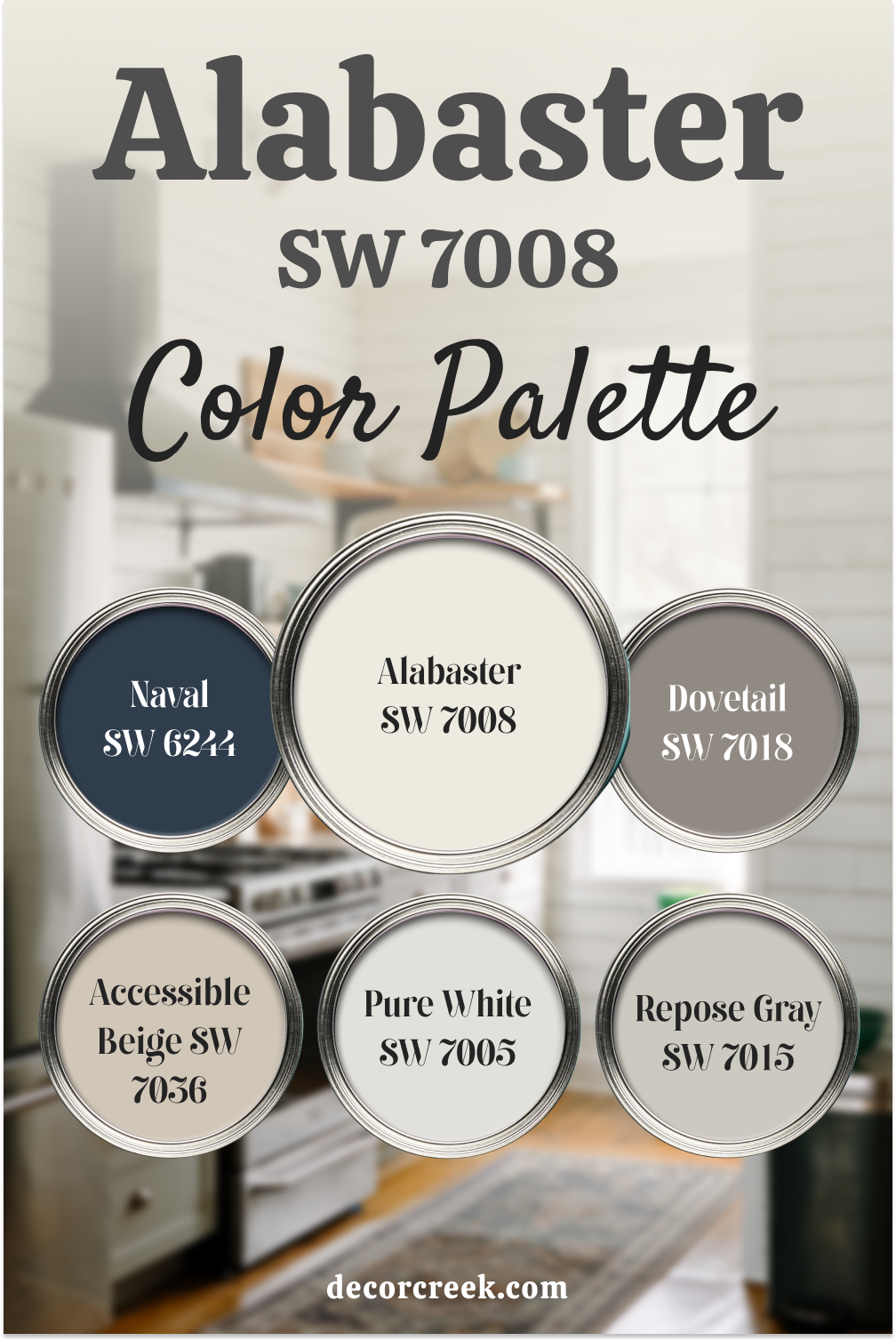 Alabaster SW 7008 Color Palette Forever Neutrals