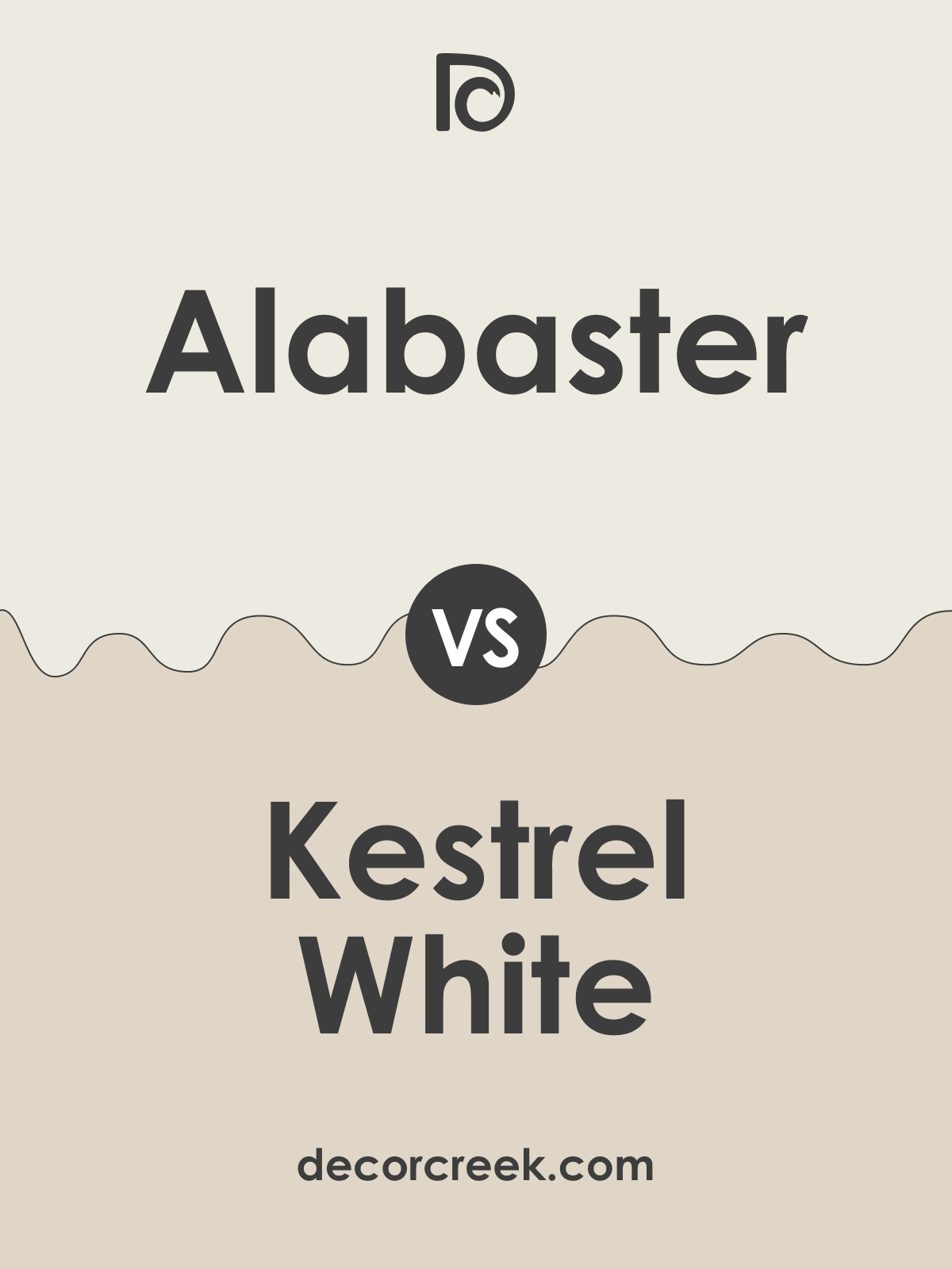 Alabaster SW 7008 by Sherwin Williams vs Kestrel White SW 7516 by Sherwin Williams