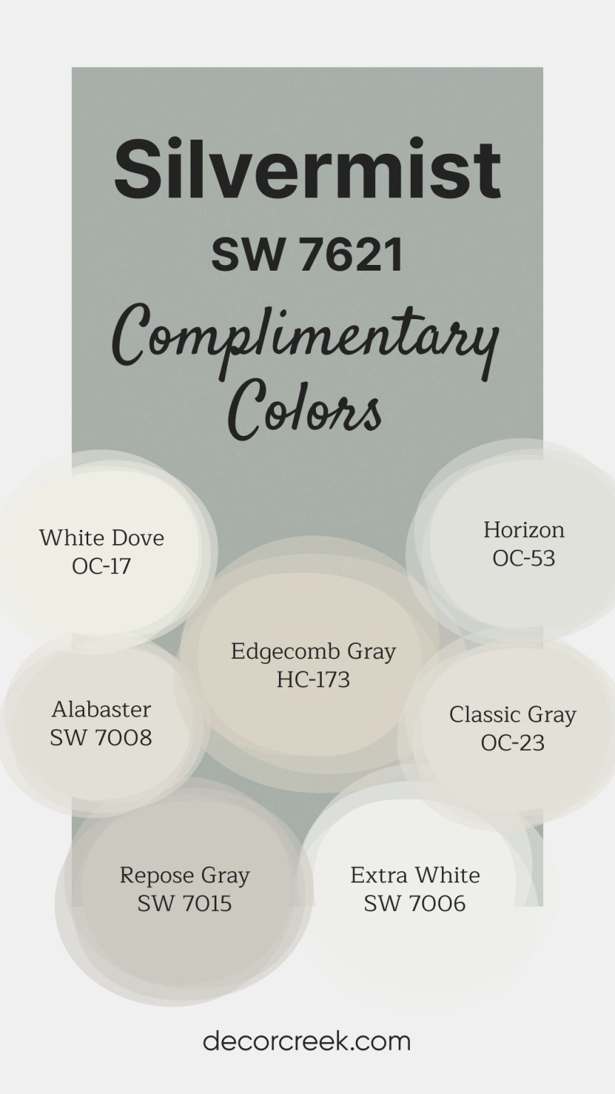 Silver Mist SW-7621 Paint Color by Sherwin-Williams