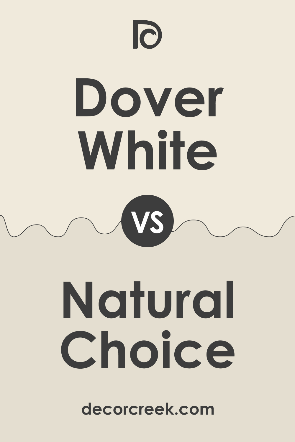 Dover White SW 6385 vs Natural Choice SW 7011 by Sherwin Williams