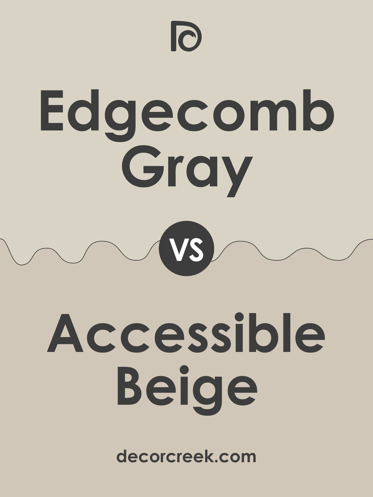 Edgecomb Gray HC-173 vs Accessible Beige SW 7036