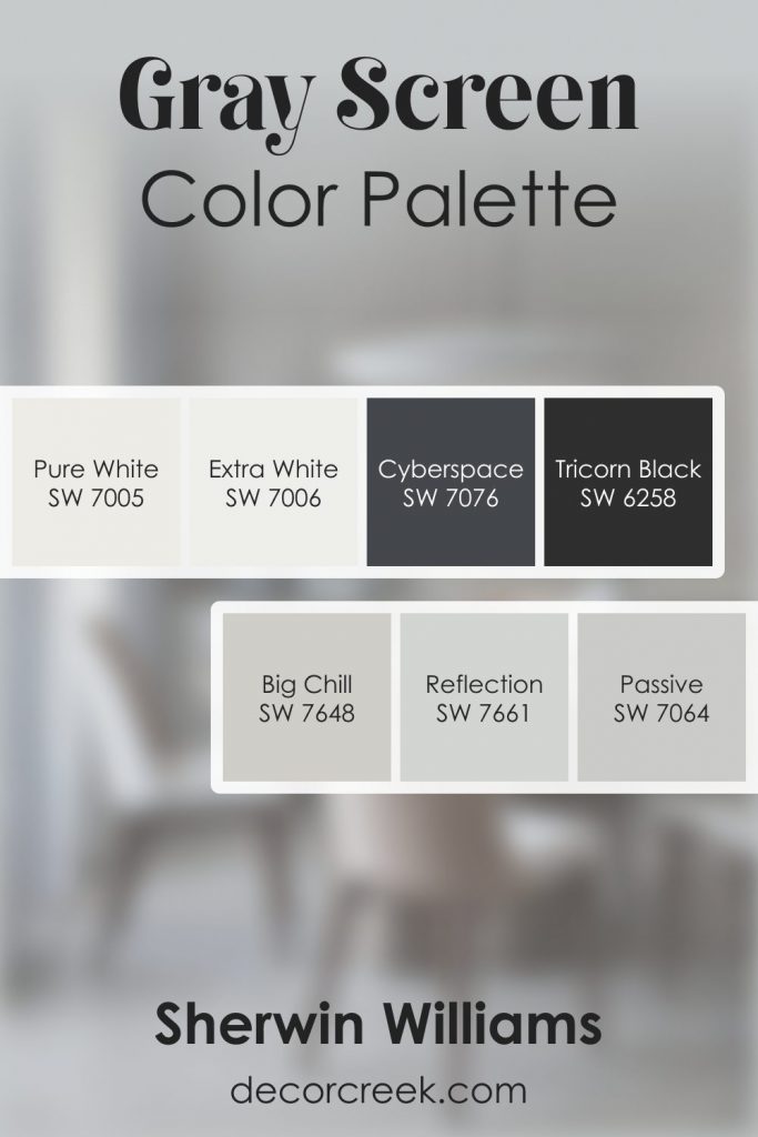 Gray Screen SW 7071 Paint Color by Sherwin Williams - DecorCreek