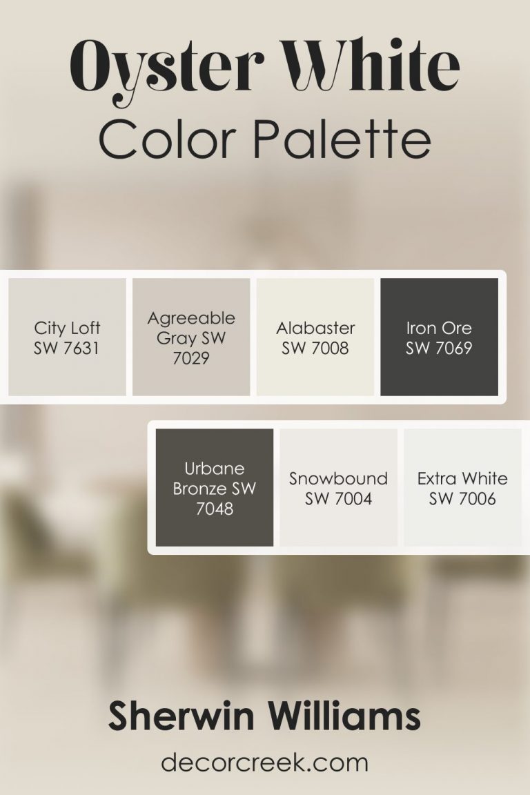 Oyster White SW 7637 Paint Color by Sherwin Williams - DecorCreek