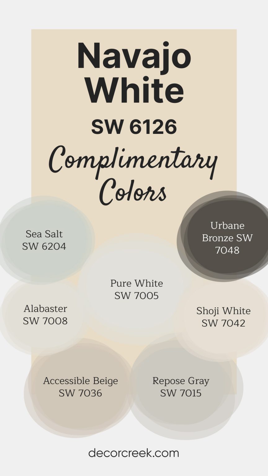 Navajo White SW 6126 Paint Color by Sherwin Williams - DecorCreek