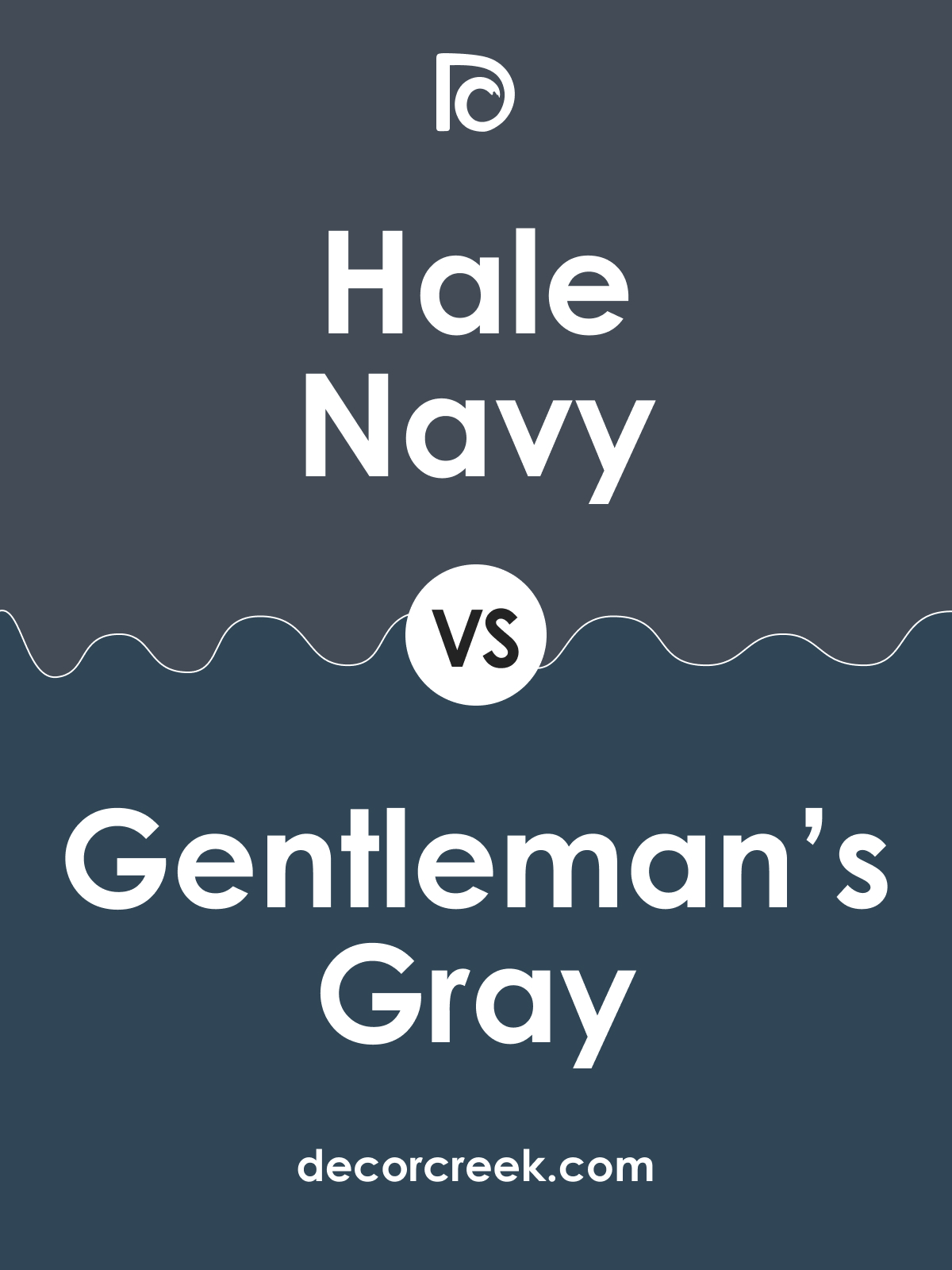 Hale Navy HC-154 vs Gentleman’s Gray 2062-20 by Benjamin Moore