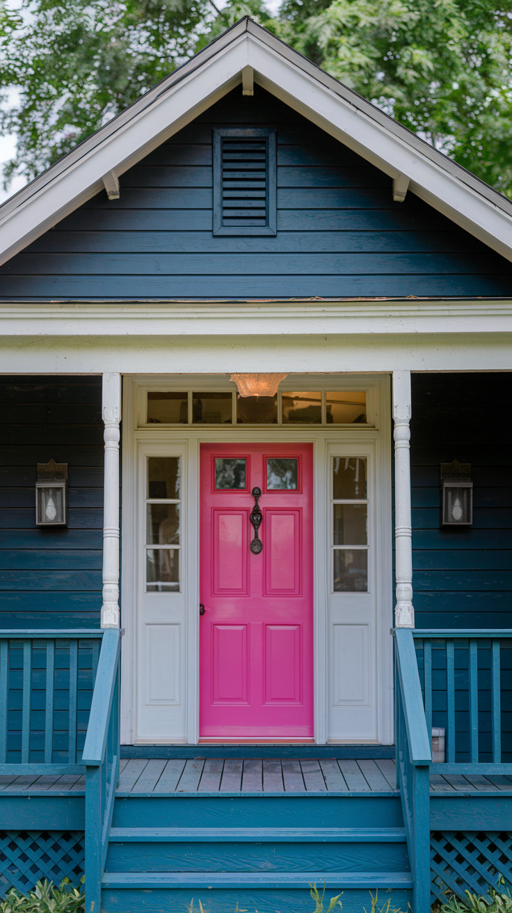 Perfect Front Door Colors for a Hale Navy House-1