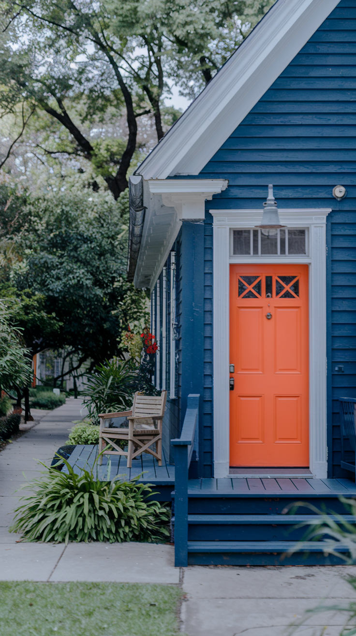 Perfect Front Door Colors for a Hale Navy House-4