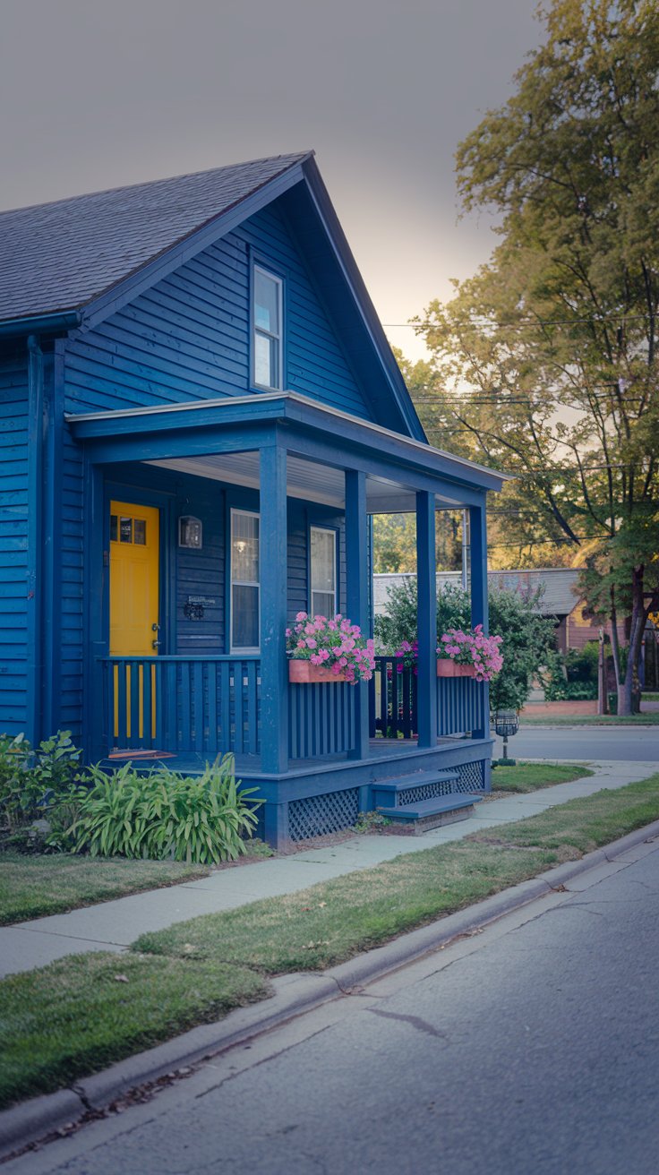 Perfect Front Door Colors for a Hale Navy House-4