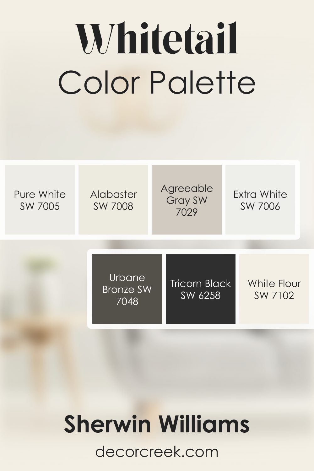 Whitetail SW 7103 by Sherwin Williams Color Palette